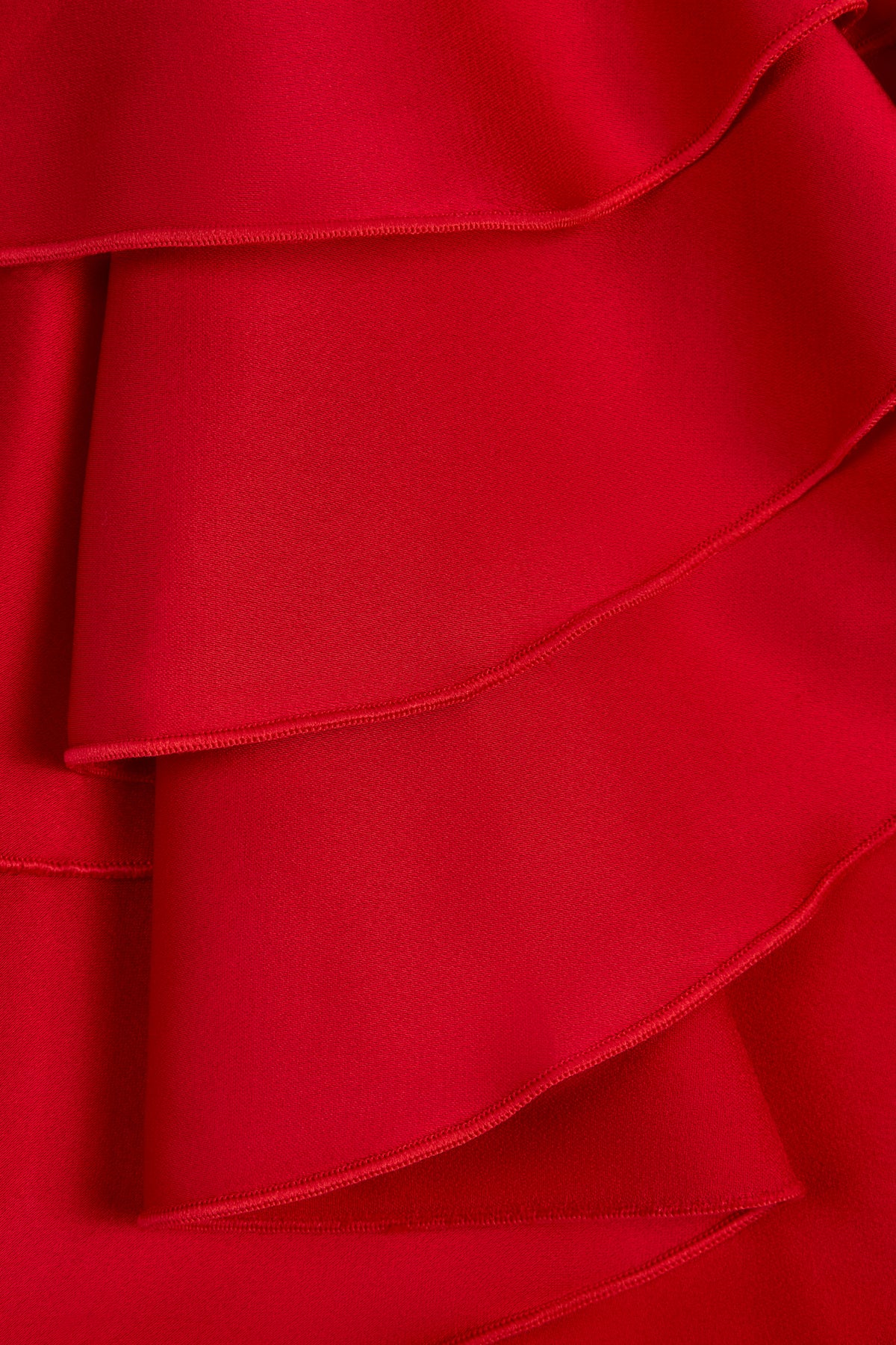 ⁣⁢Rüschen-Korsett-Playsuit mit Schnürung in Feuerrot⁤⁣