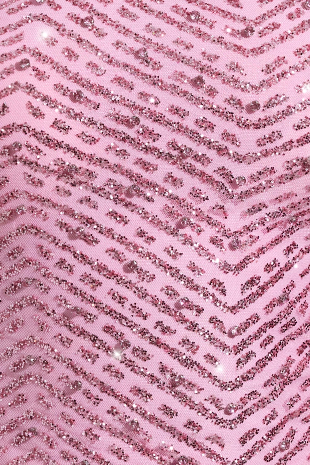 ⁣⁢Verziertes, asymmetrisches Top mit Schal-Detail in Pfingstrose⁤⁣