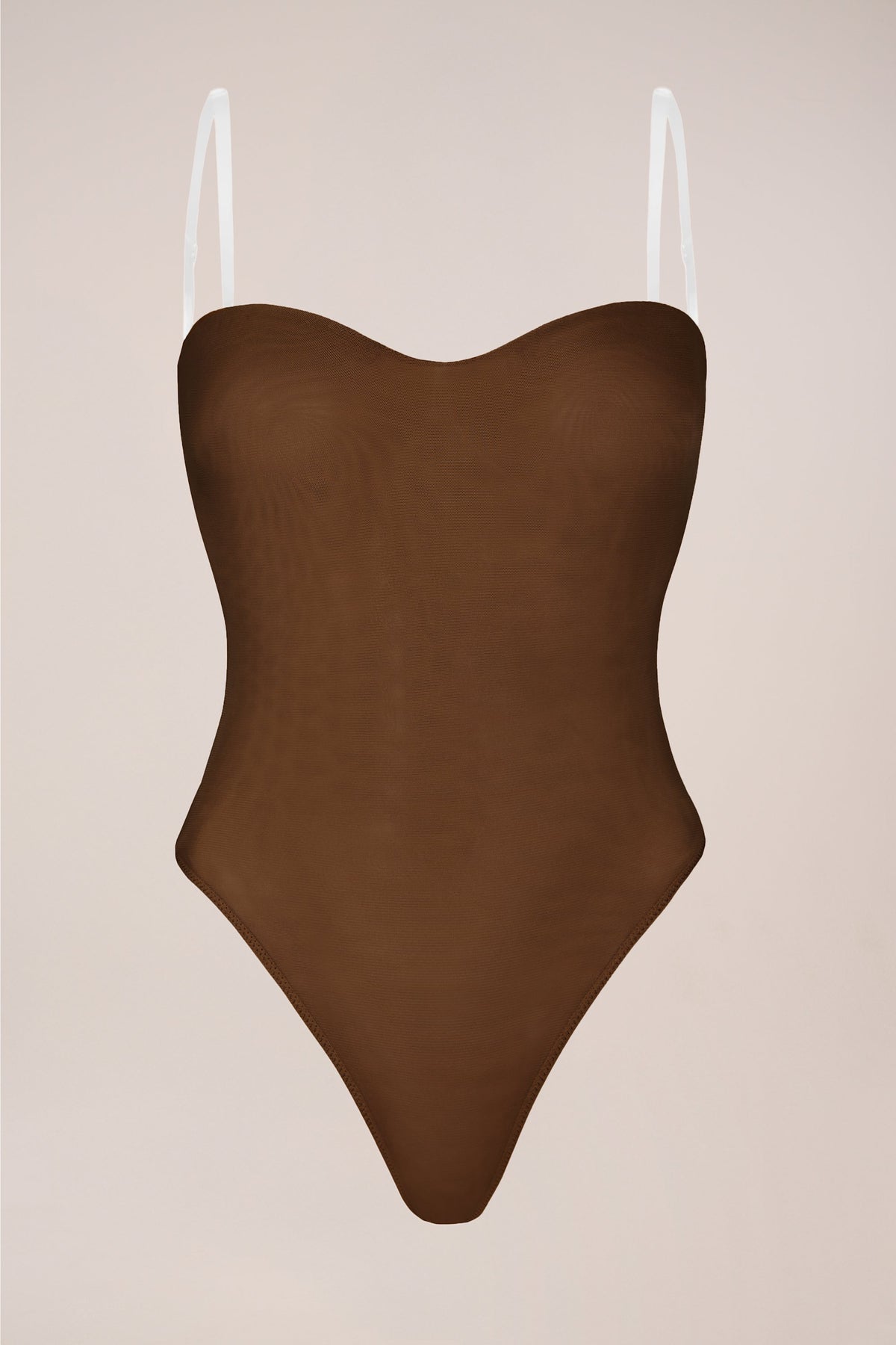 ⁣⁢Trägerloser Bodysuit in Chestnut⁤⁣ - 1