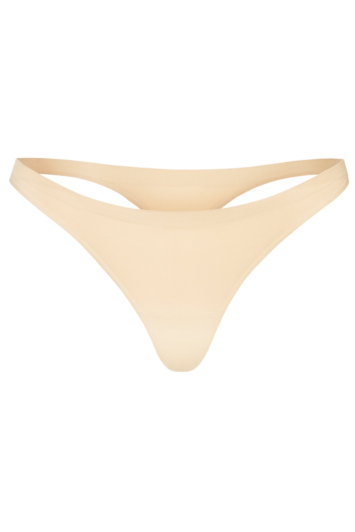 ⁣⁢Nahtloser Rippstrick-Tanga in Warm Peach⁤⁣ - 1