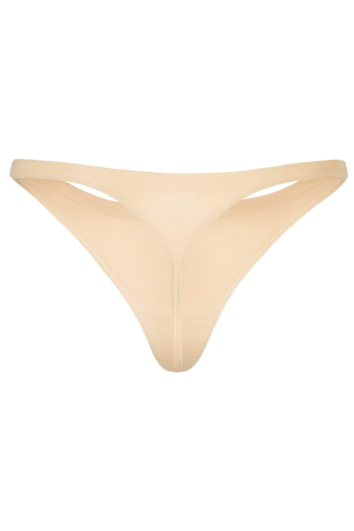 ⁣⁢Nahtloser Rippstrick-Tanga in Warm Peach⁤⁣ - 2