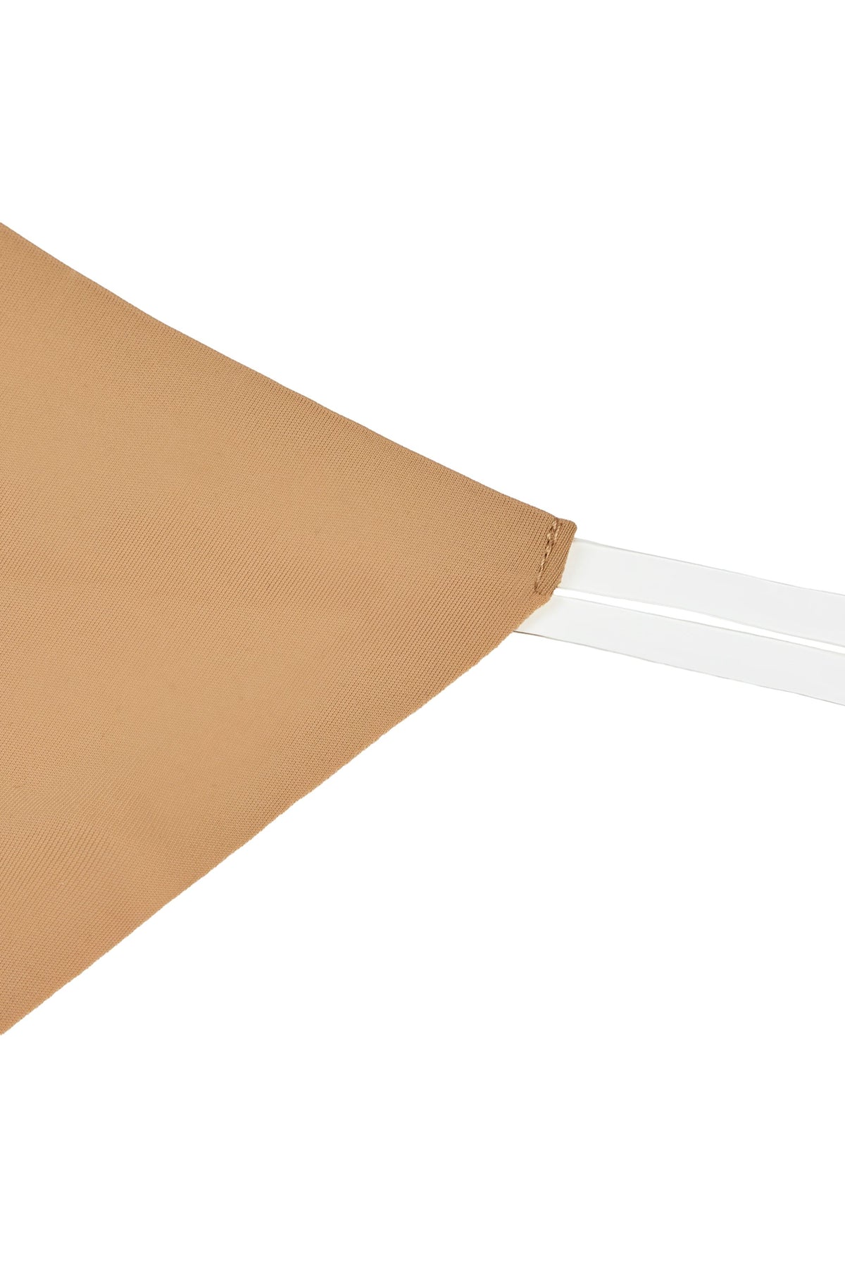 ⁣⁢Seamless-Tanga aus Strick mit transparenten Bändern in Karamell⁤⁣