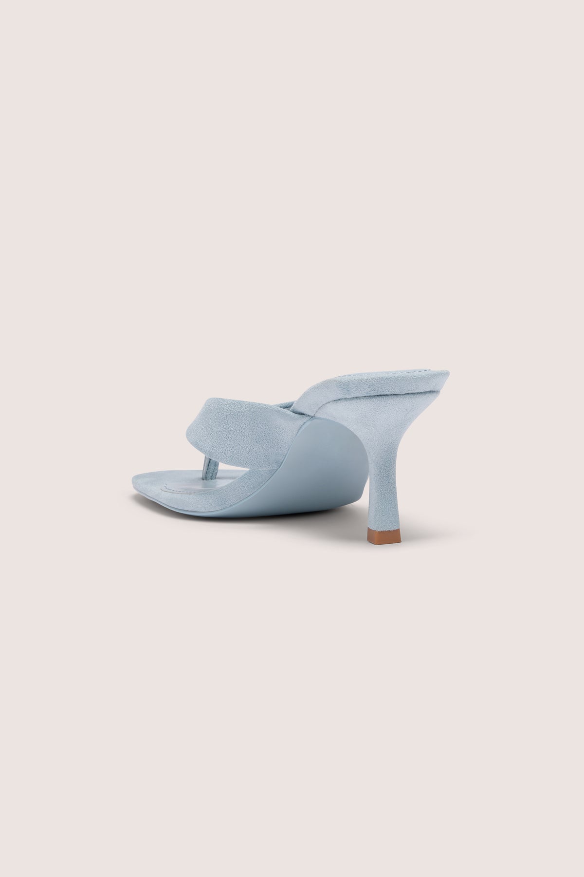 ⁣⁢Sandalen mit Absatz und Zehensteg in Arctic Blue⁤⁣ - 2
