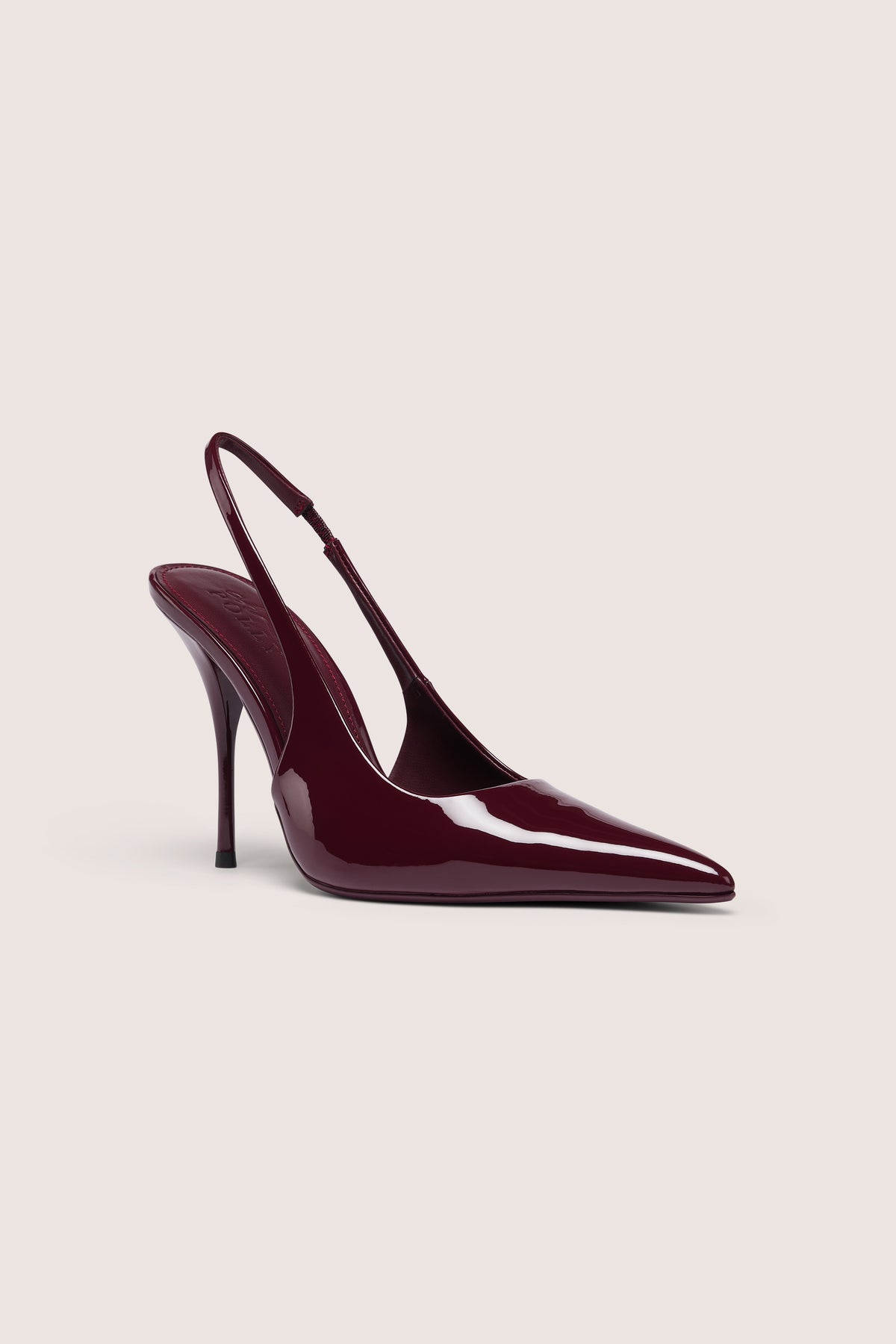 ⁣⁢Sling-Back-Heels in Bordeauxrot⁤⁣ - 1