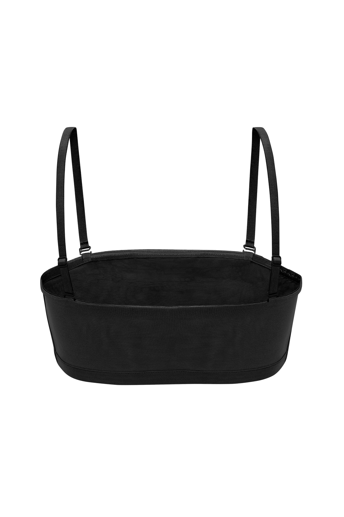⁣⁢Soft Mesh Bandeau-BH in Schwarz⁤⁣