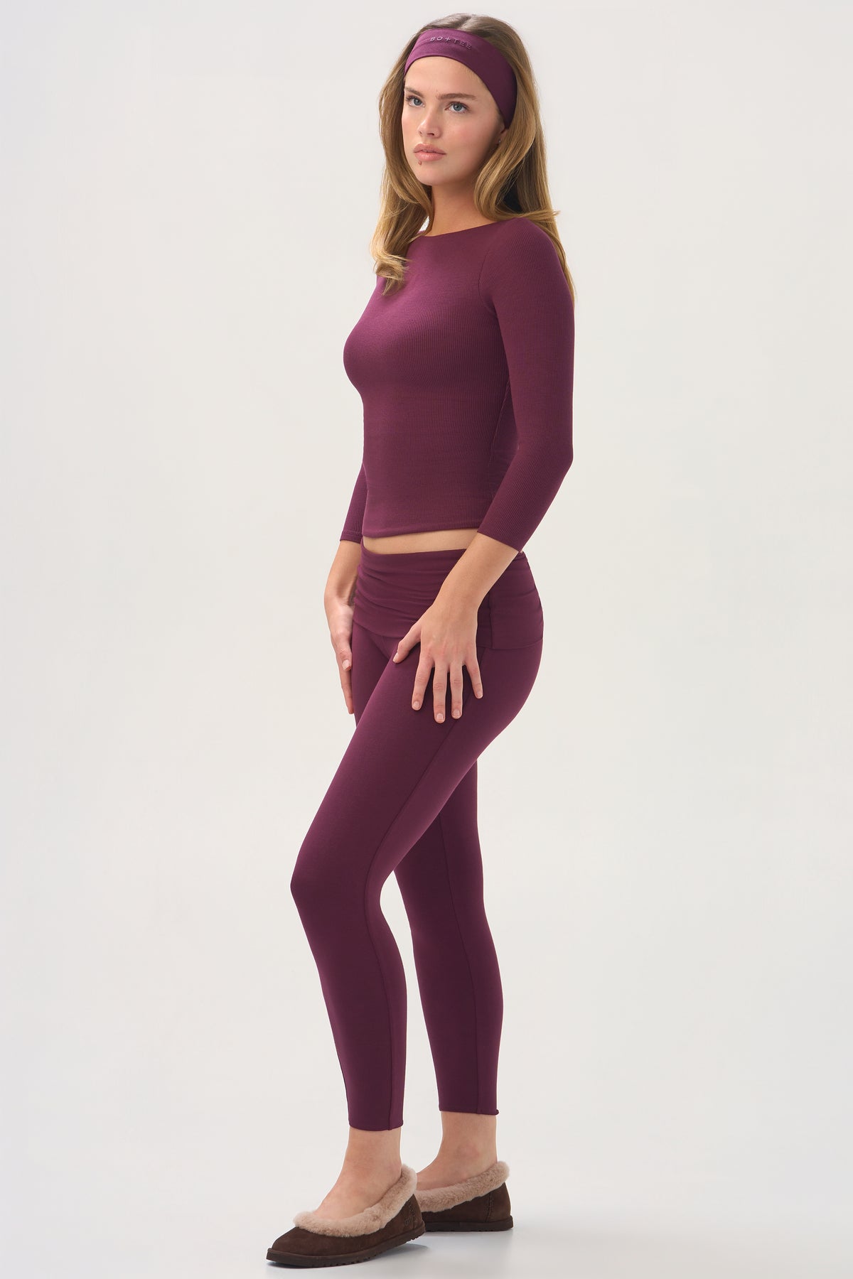 ⁣⁢ButterCloud™ 7/8 Leggings in Pflaume⁤⁣ - 2