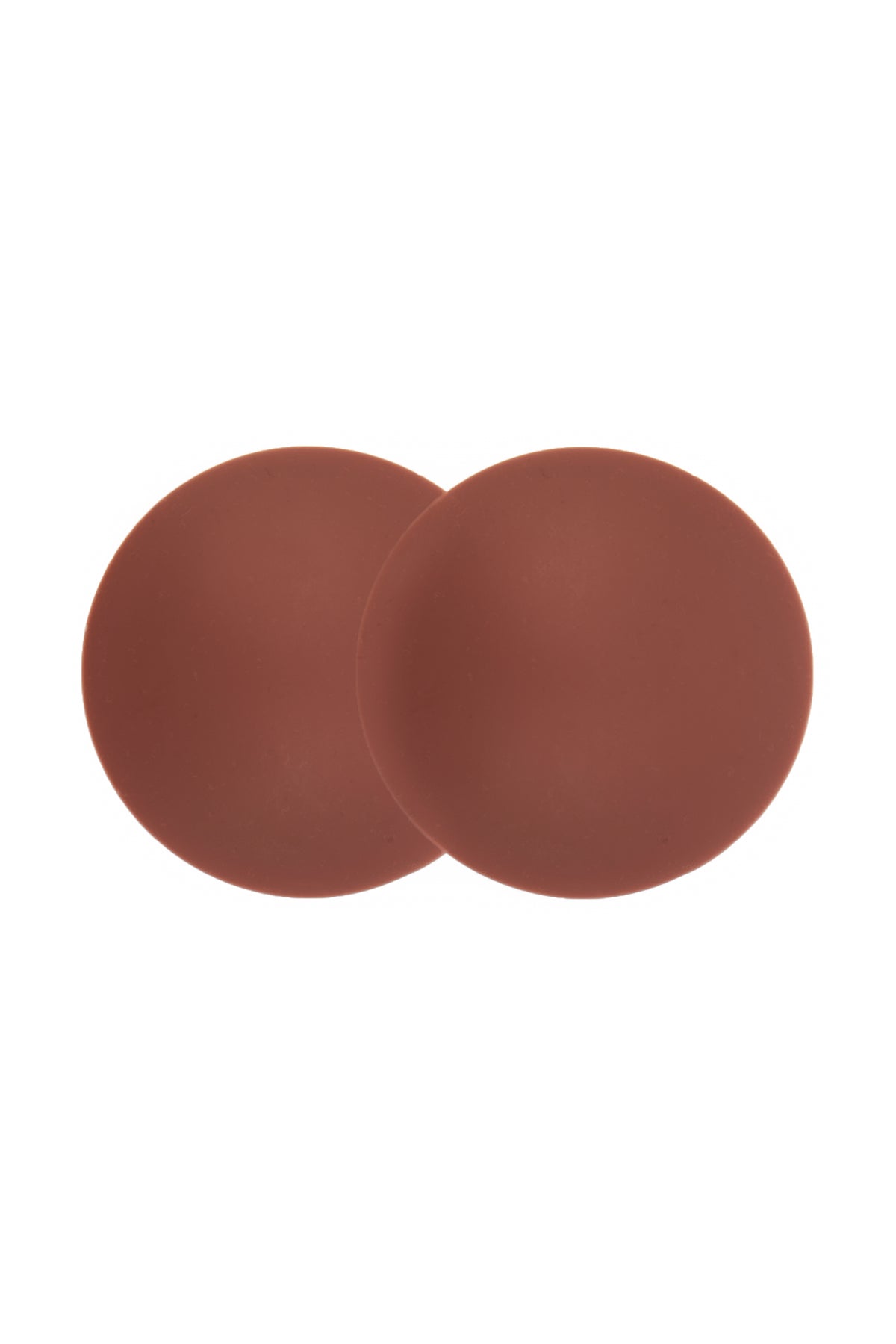 ⁣⁢Wiederverwendbare Silikon-Brustwarzenabdeckungen in Chestnut⁤⁣