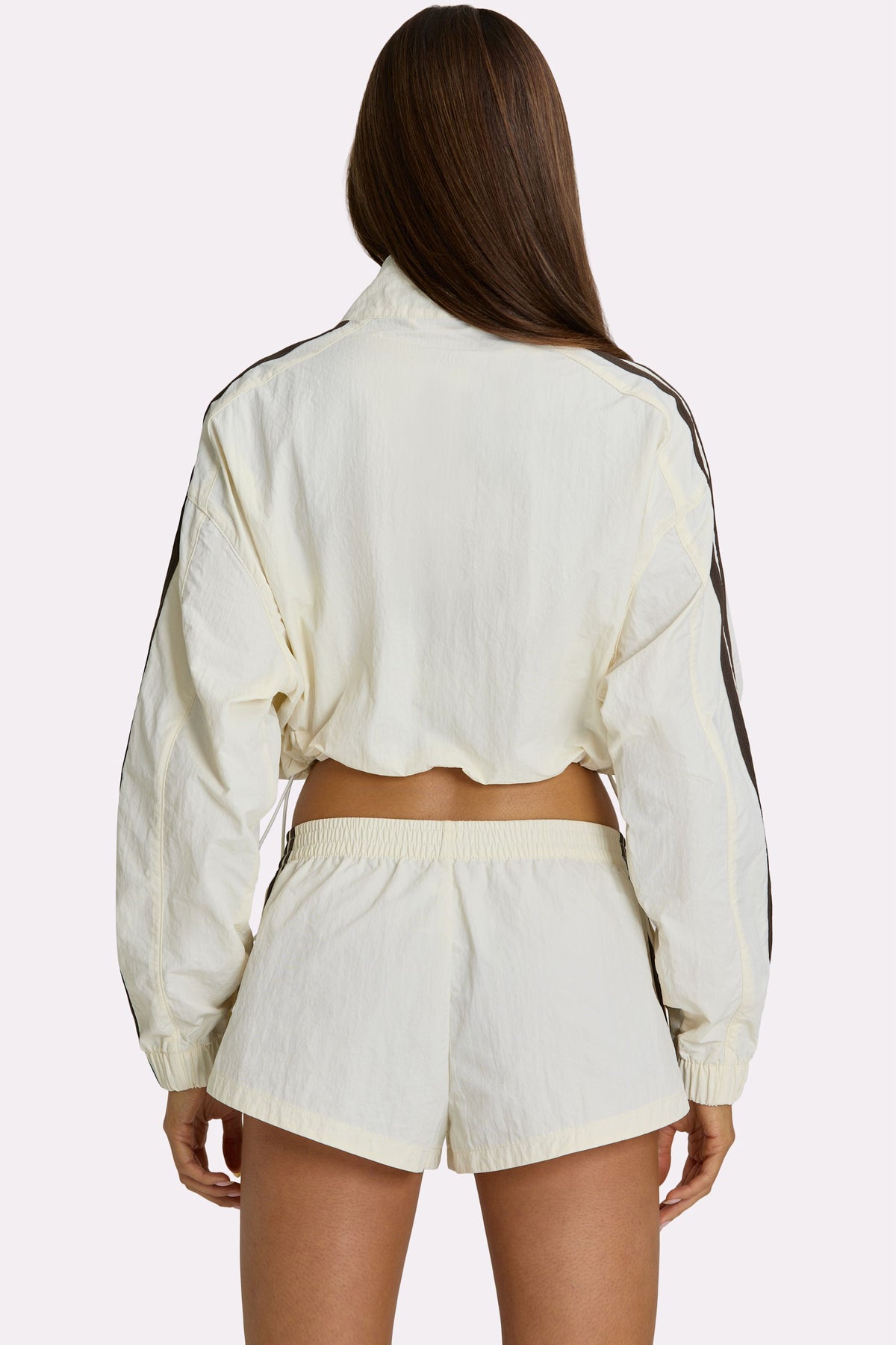 ⁣⁢Gewendete Reißverschluss-Trainingsjacke in Coconut⁤⁣ - 2