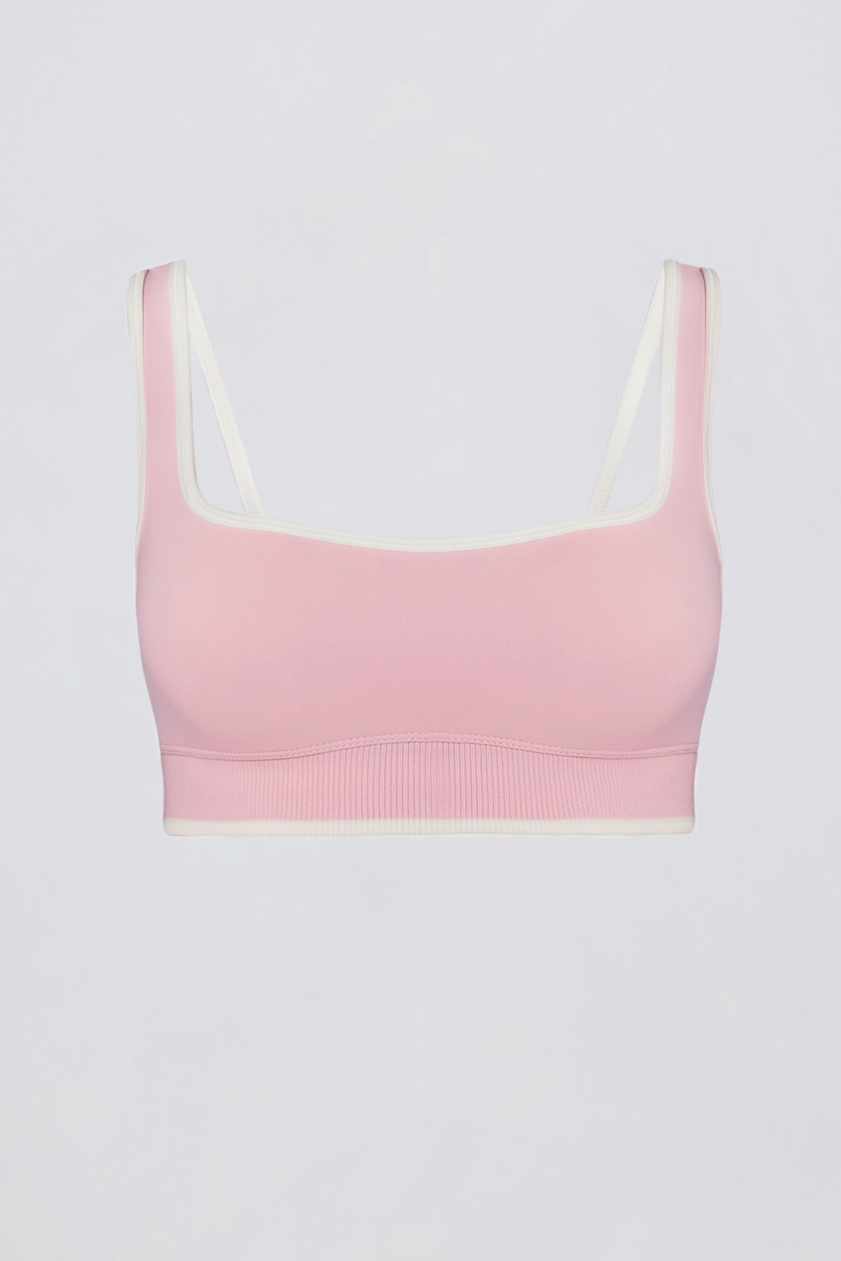 ⁣⁢Soft Active Sport-BH mit Kontrast in Puderrosa⁤⁣