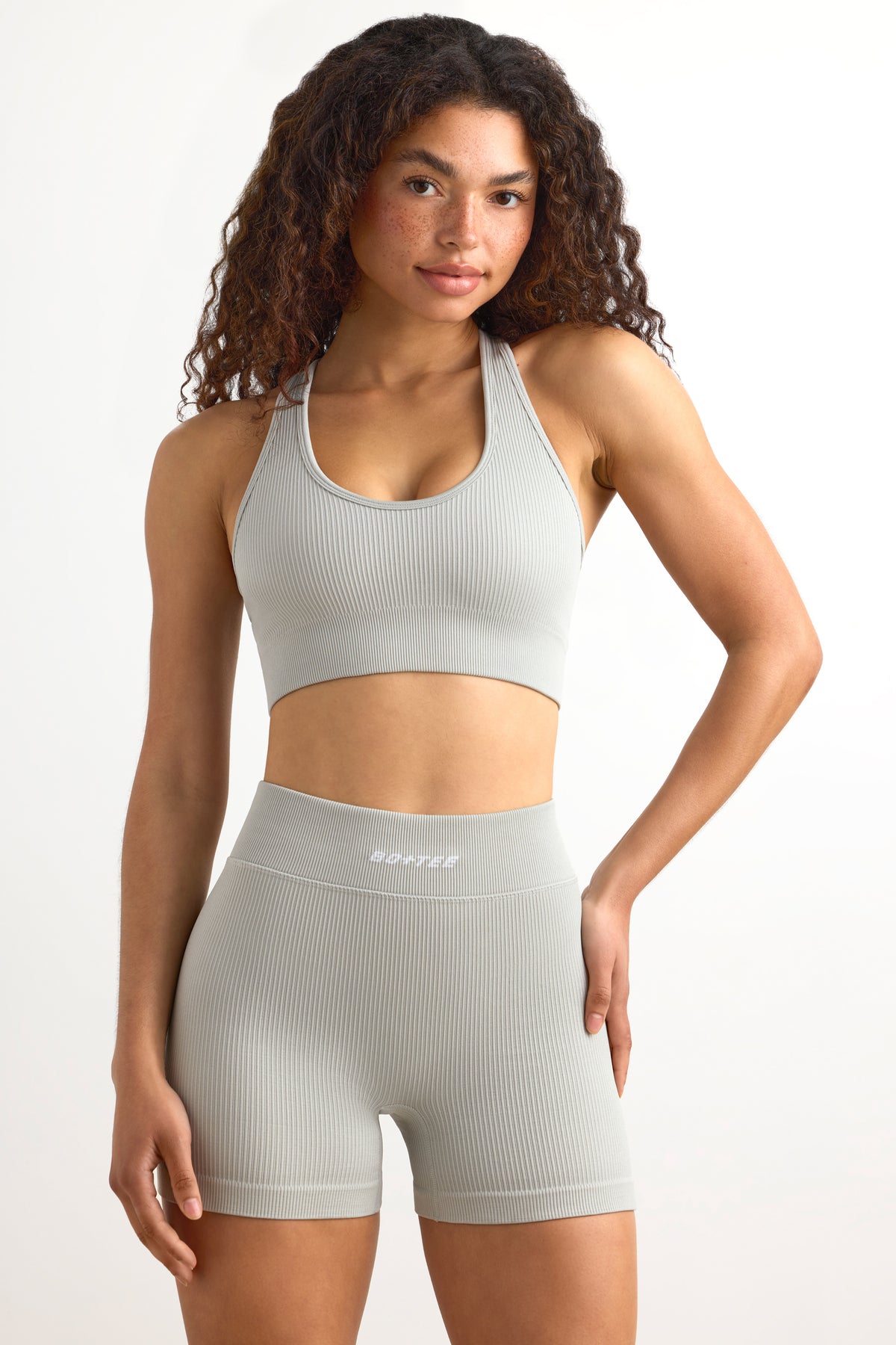 ⁣⁢FlexiRib Minishorts in Grau⁤⁣