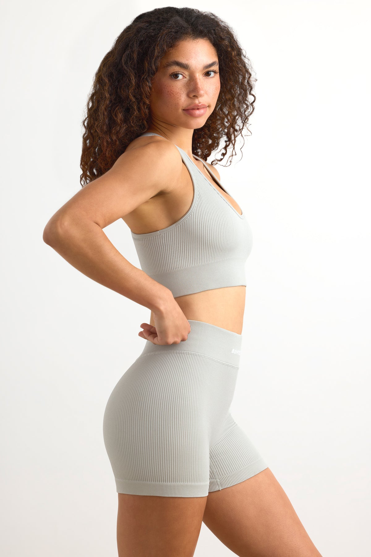 ⁣⁢FlexiRib Minishorts in Grau⁤⁣