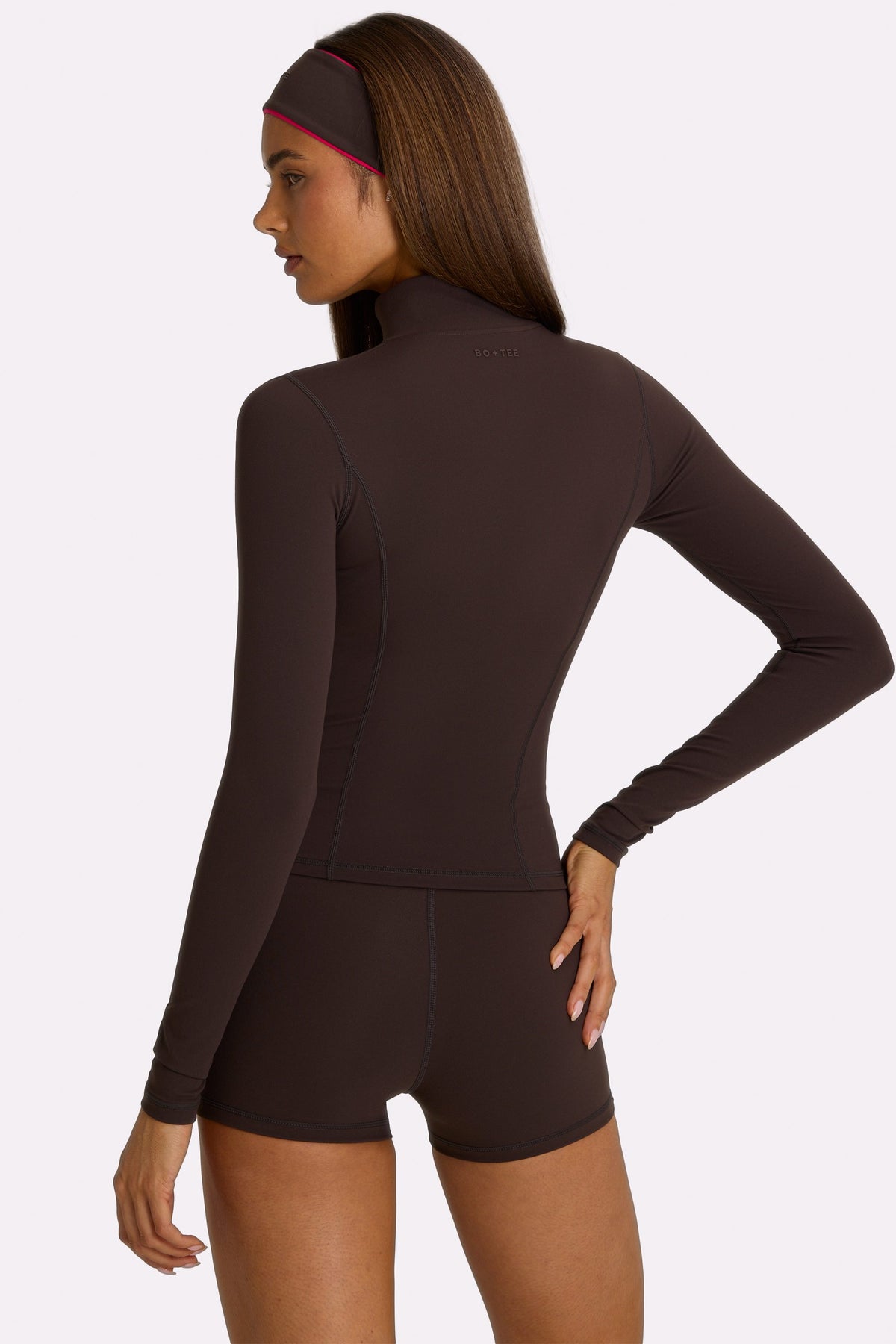 ⁣⁢Soft Active Jacke mit Reißverschluss in Truffle⁤⁣ - 2