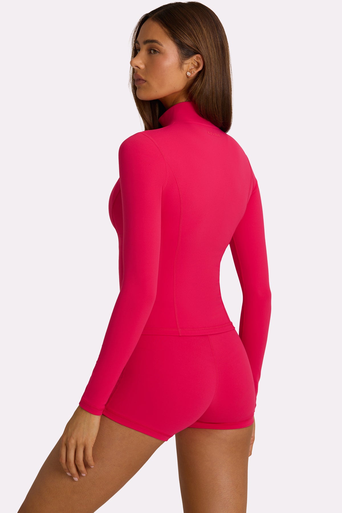 ⁣⁢Soft Active Jacke mit Reißverschluss in Hot Pink⁤⁣ - 2