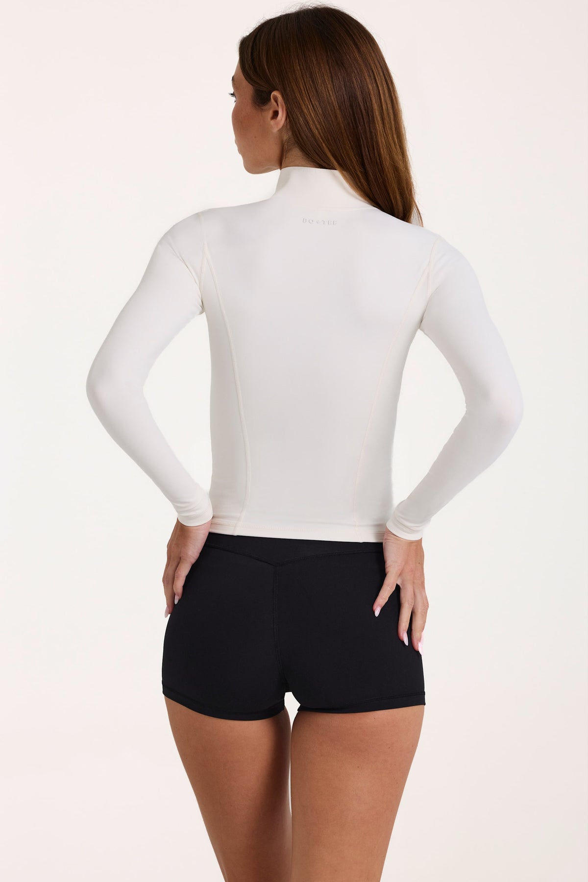 ⁣⁢Soft Active Zip-Up Jacke in Coconut⁤⁣ - 2