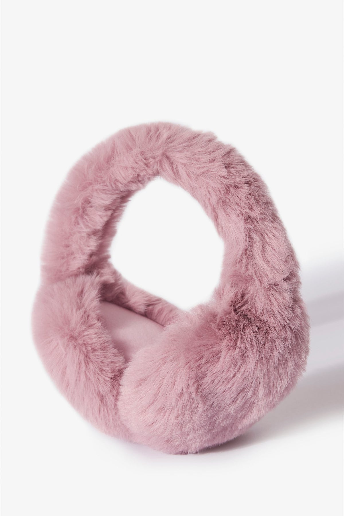 ⁣⁢Kunstfell-Ohrenschützer in Powder Pink⁤⁣ - 2