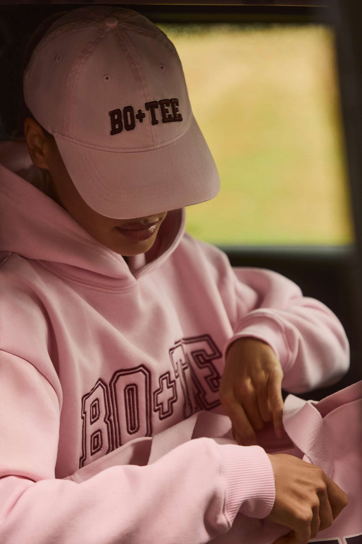 ⁣⁢Baseballcap in Puderrosa⁤⁣