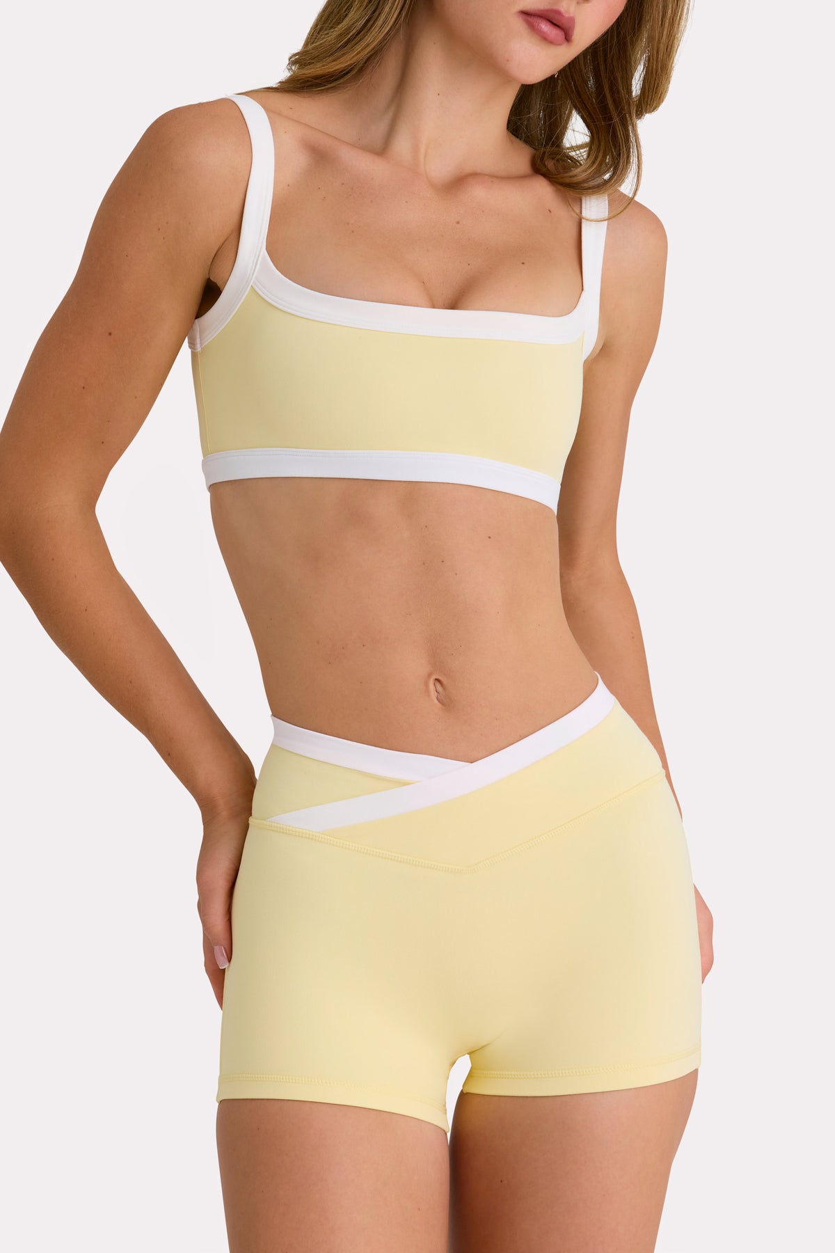 ⁣⁢Soft Active Sport-BH in Lemon⁤⁣