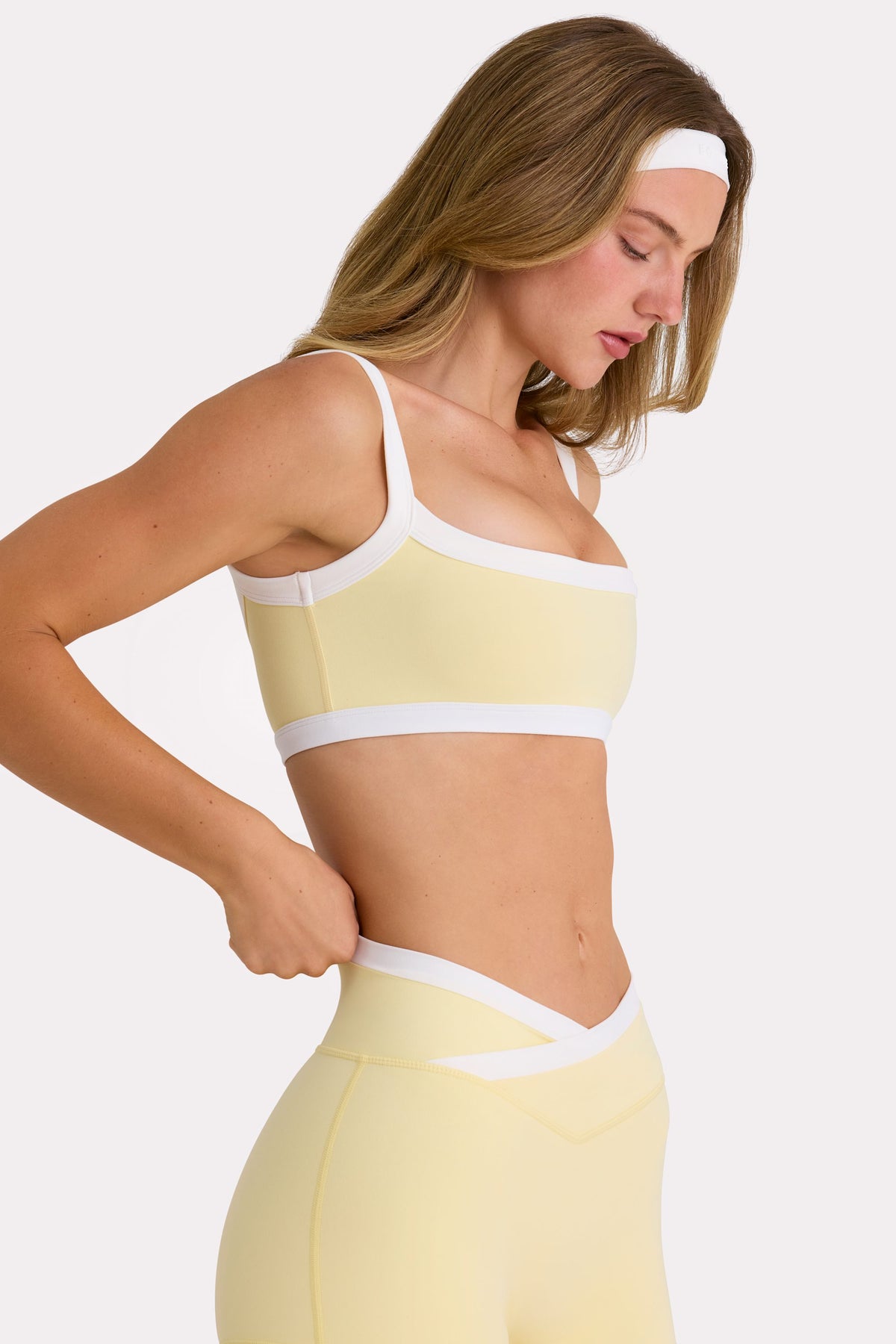 ⁣⁢Soft Active Sport-BH in Lemon⁤⁣