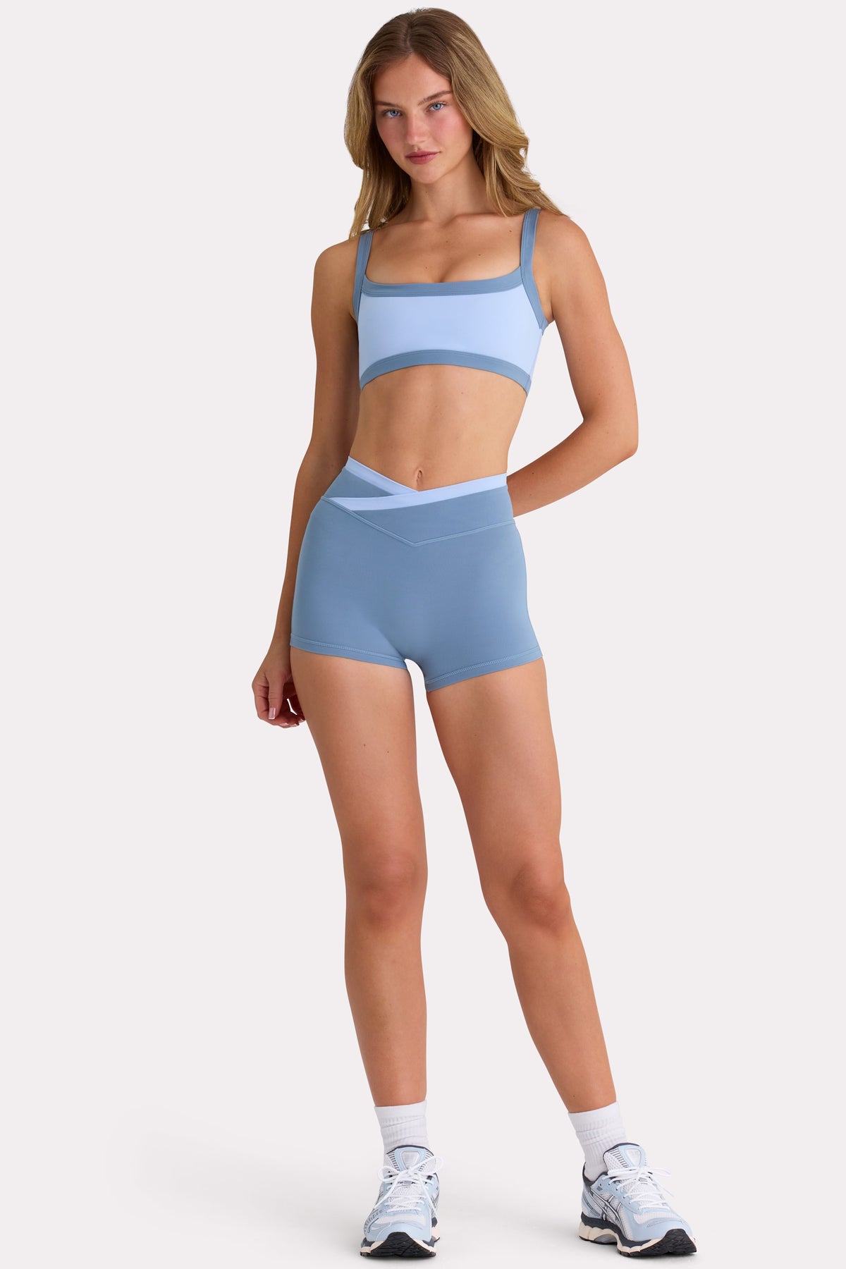 ⁣⁢Soft Active Shorts in Marine⁤⁣