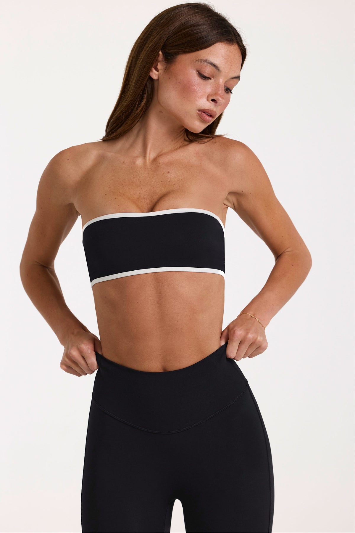 ⁣⁢Soft Active Bandeau Sport-BH in Black⁤⁣ - 1