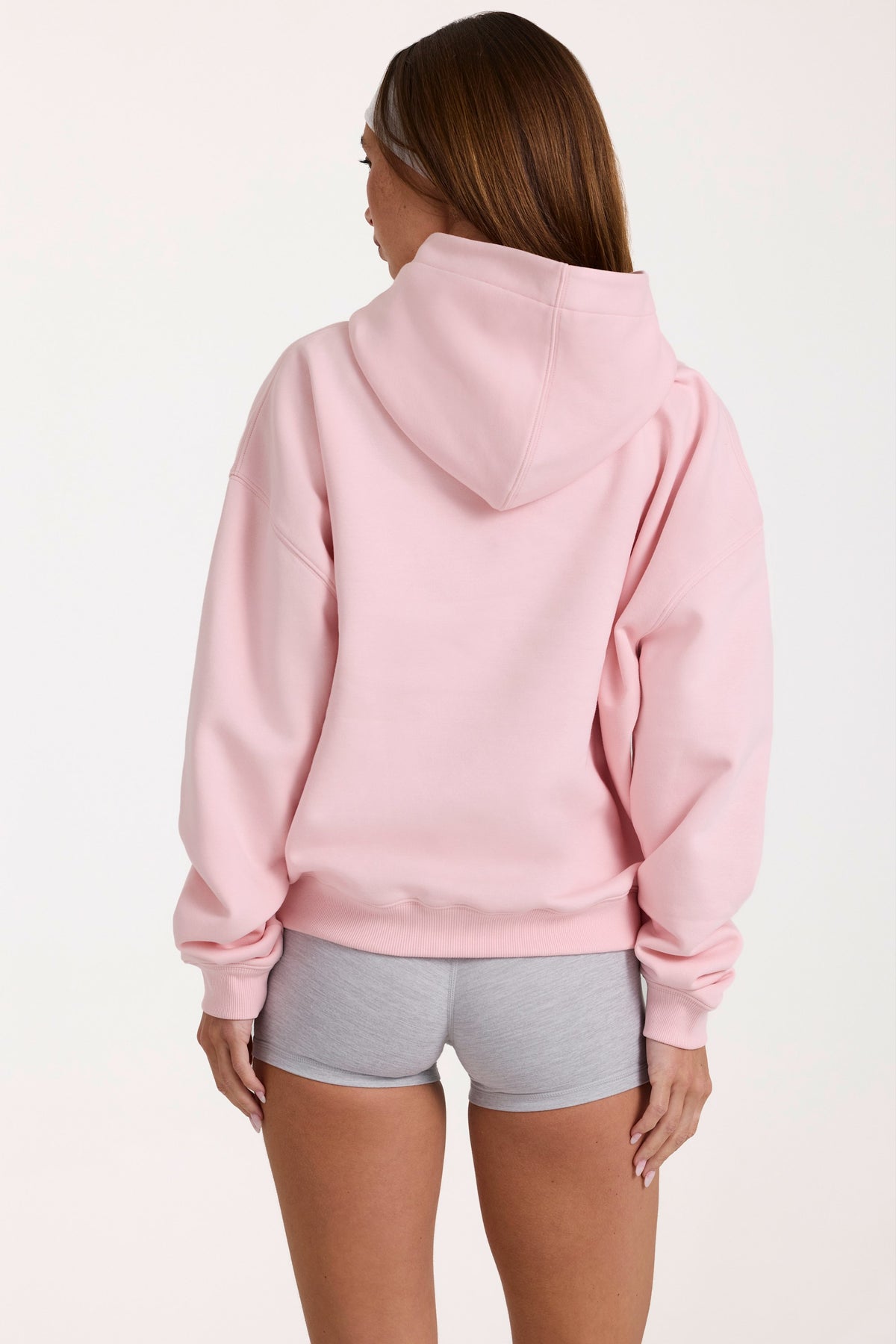 ⁣⁢Oversized Hoodie mit Applikation in Blush⁤⁣ - 2