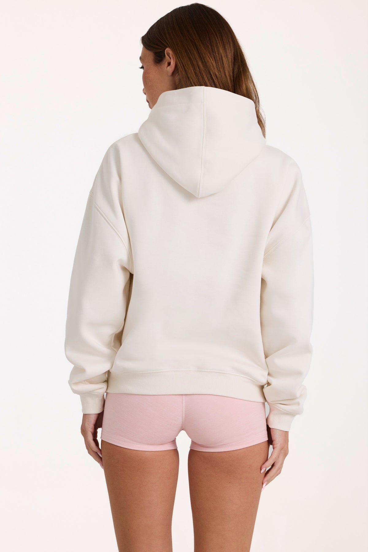 ⁣⁢Oversized-Hoodie mit Applikation in Ivory⁤⁣ - 2