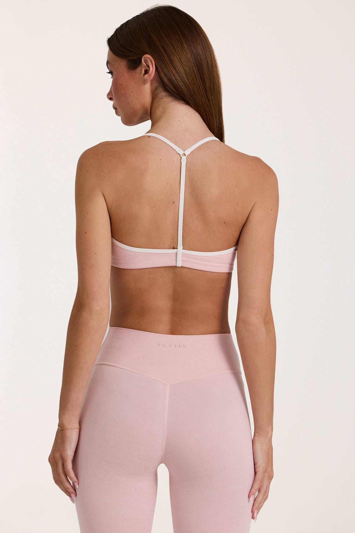 ⁣⁢Soft Active Sport-BH in Blush Marl⁤⁣ - 2