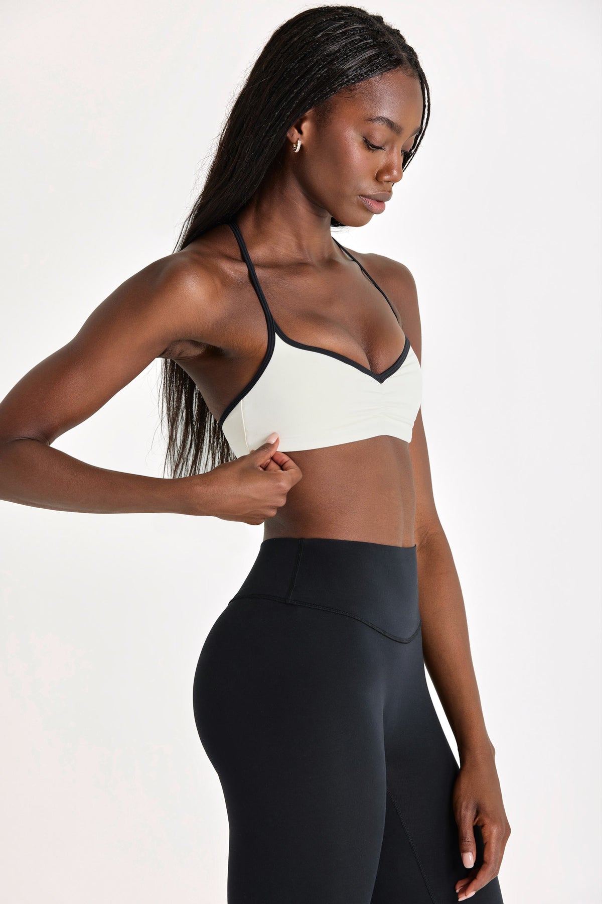⁣⁢Soft Active Sport-BH in Elfenbein⁤⁣