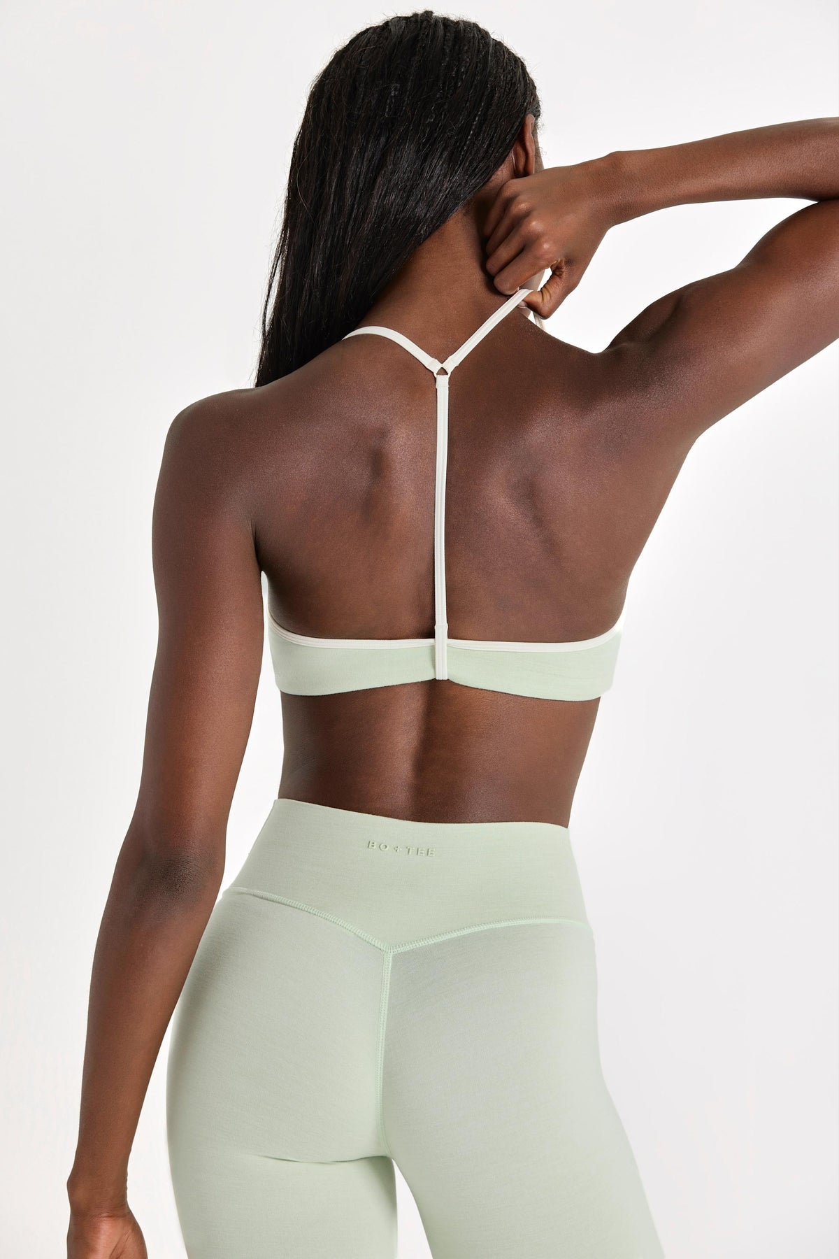 ⁣⁢Soft Active Sport-BH in Pistazie⁤⁣