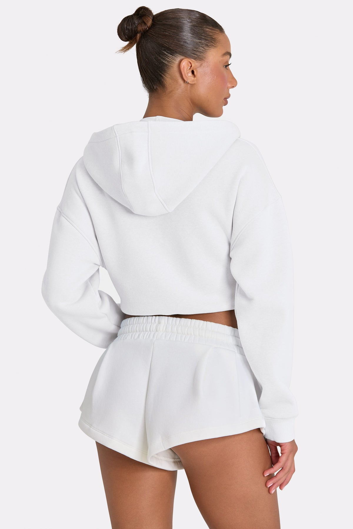 ⁣⁢Oversized Zip-Up Hoodie in Coconut⁤⁣ - 2