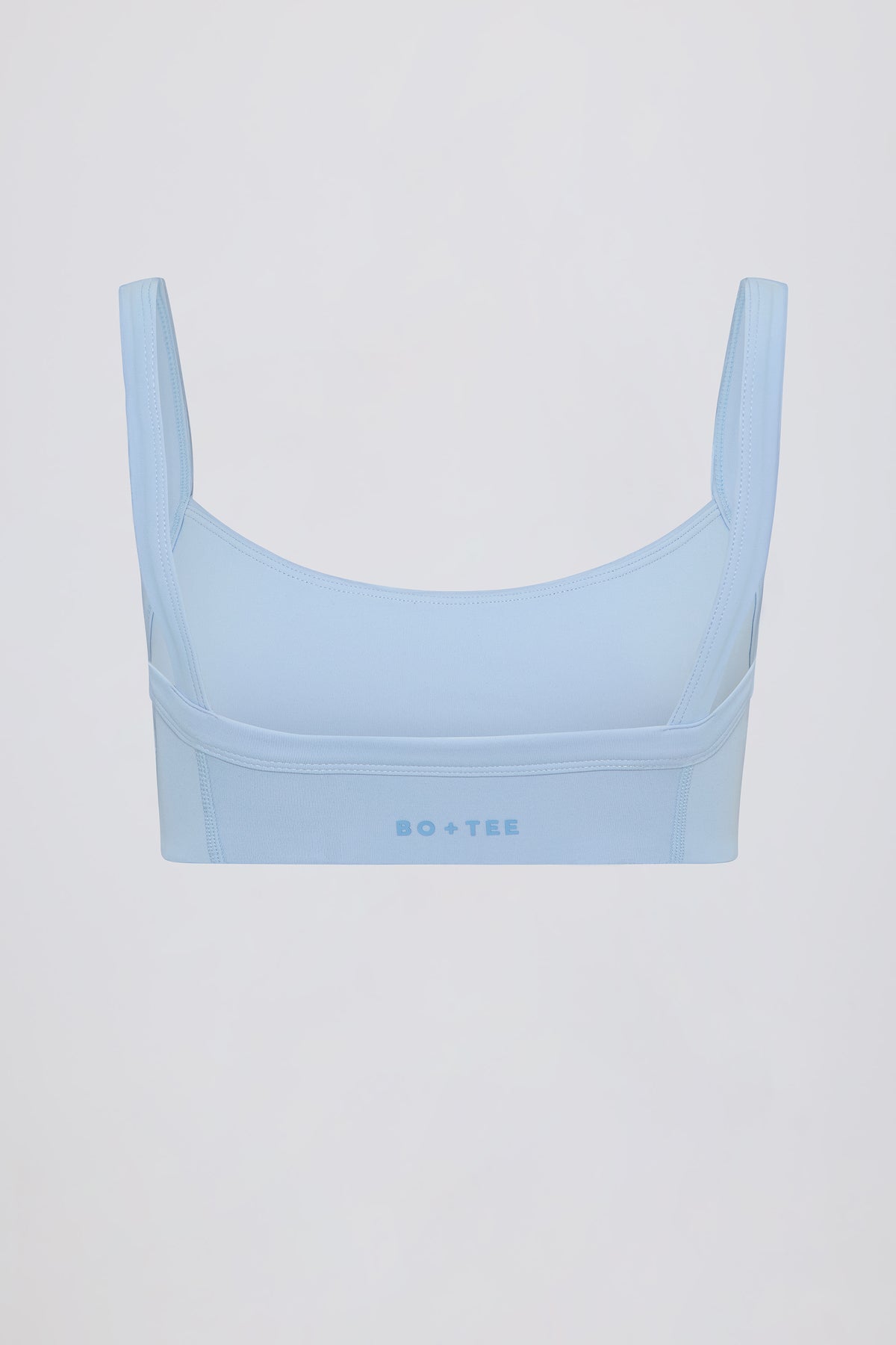 ⁣⁢Soft Active Sport-BH mit Nahtdetails in Himmelblau⁤⁣