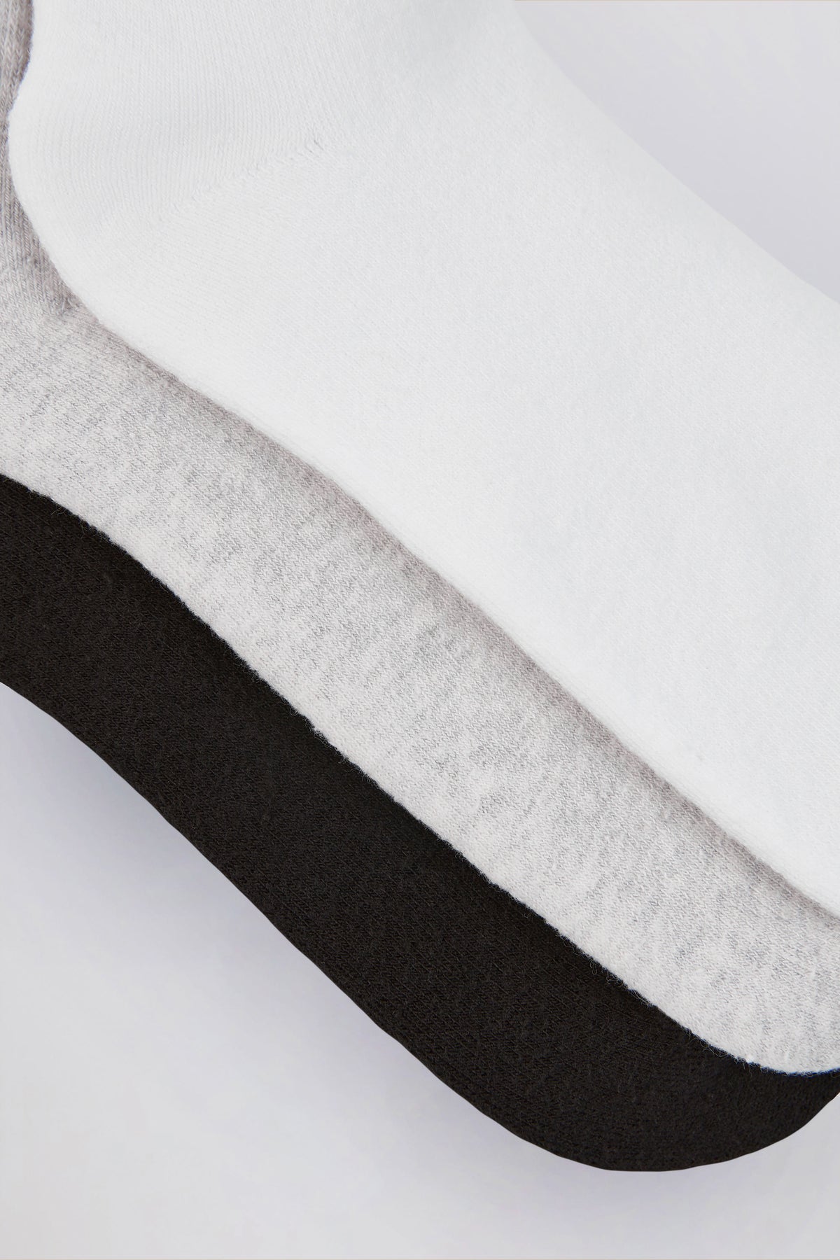 ⁣⁢Geripptes Crew-Socken-Bundle in Multi⁤⁣ - 2