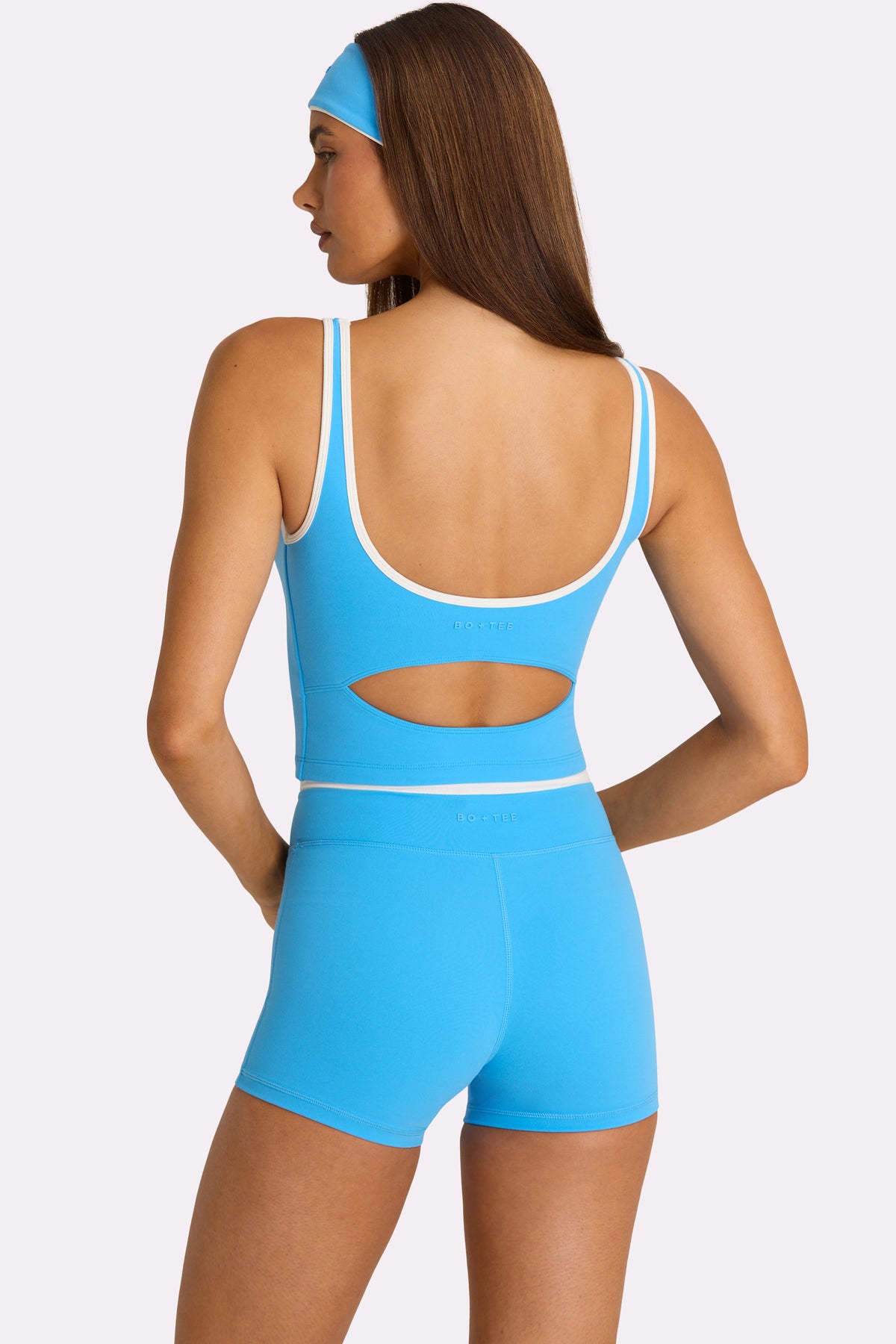 ⁣⁢Soft Active Tanktop in Electric Blue⁤⁣ - 2
