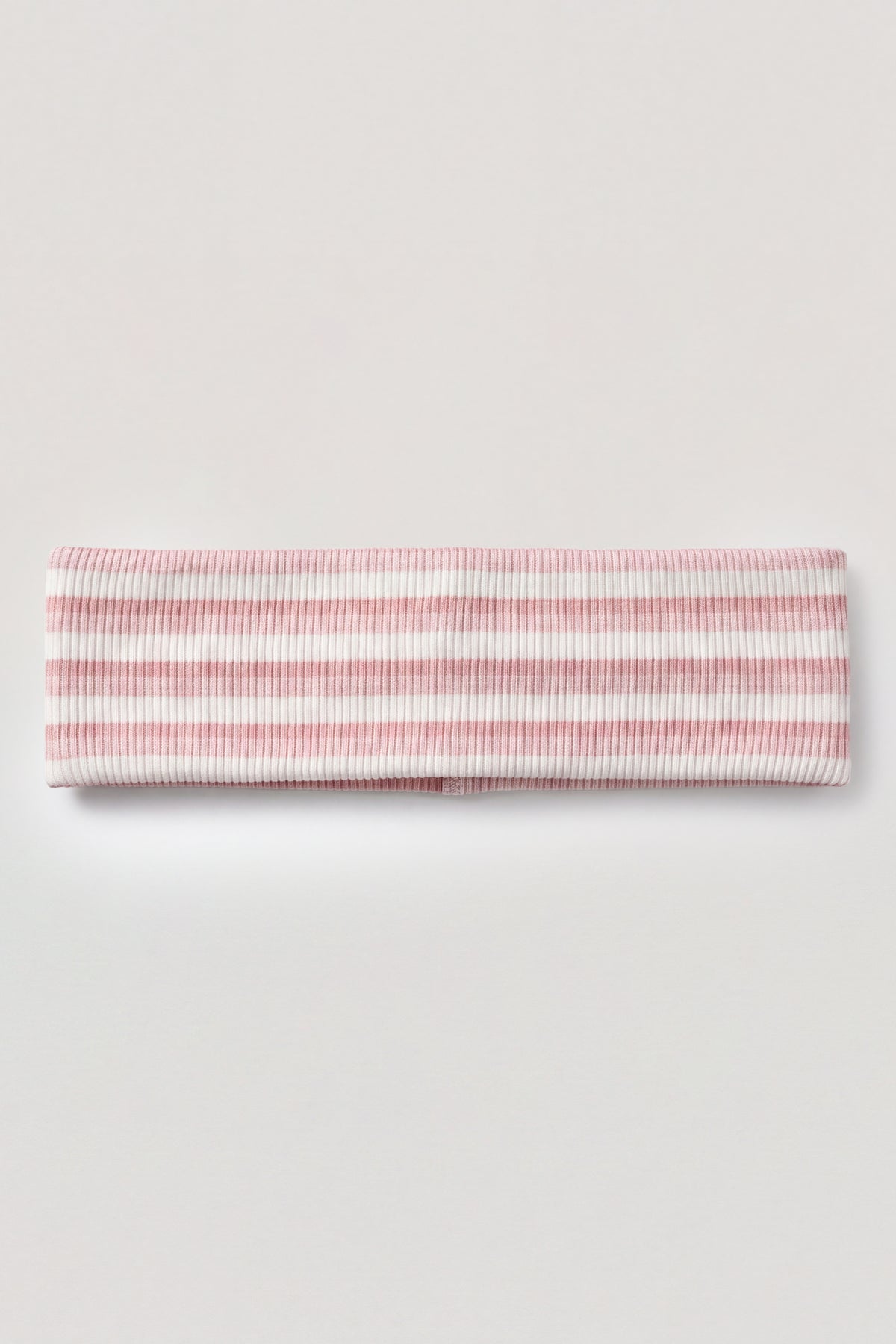 ⁣⁢Ribbed Jersey Stirnband in Pink Stripe⁤⁣ - 2
