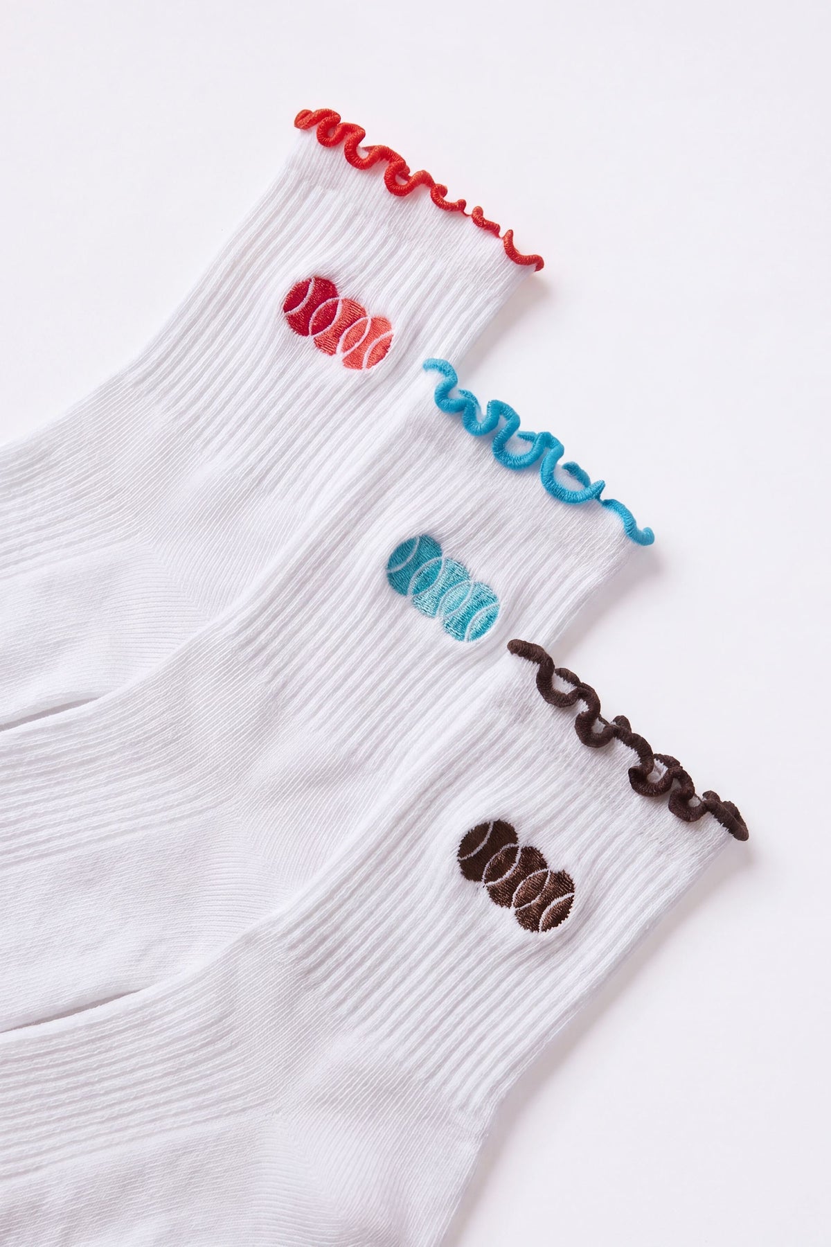 ⁣⁢3er-Pack Socken-Bundle in White Multi⁤⁣ - 2