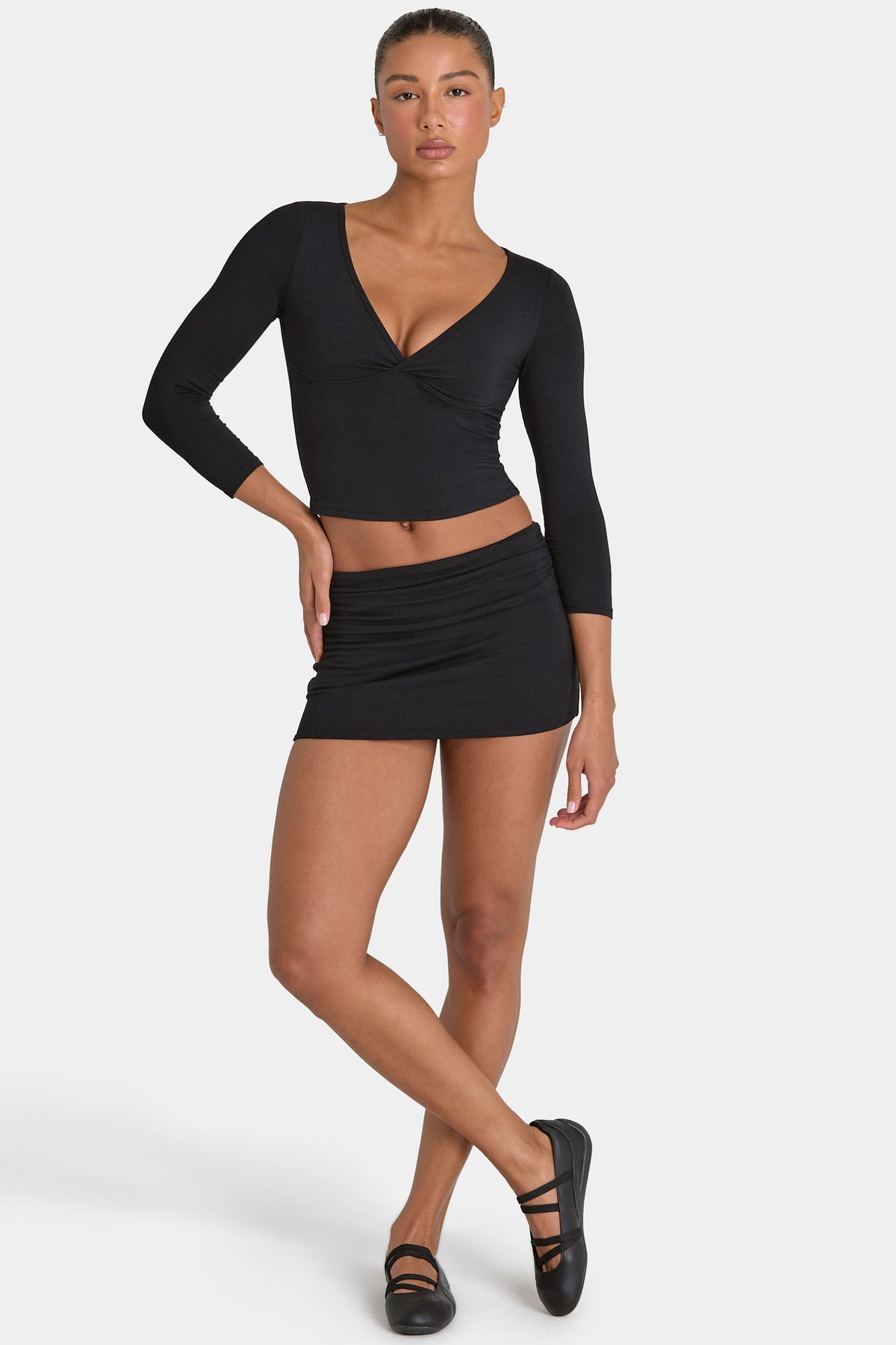 ⁣⁢ButterCloud™ Skort in Schwarz⁤⁣ - 1