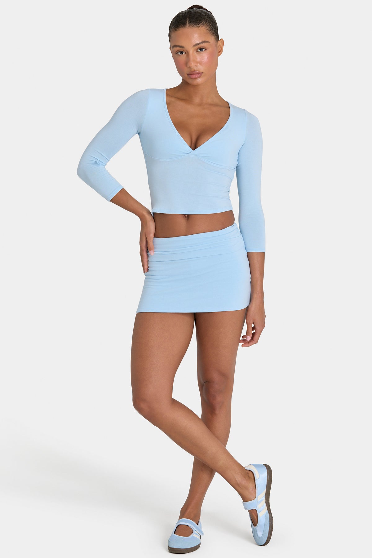 ⁣⁢ButterCloud™ Skort in Sky⁤⁣ - 1