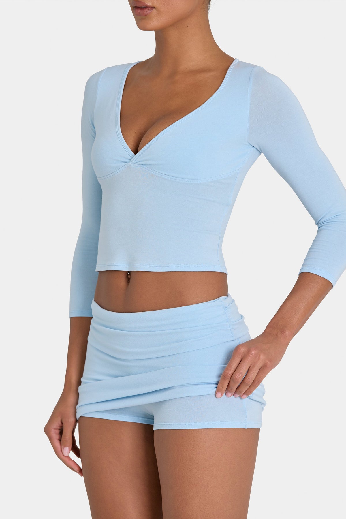 ⁣⁢ButterCloud™ Skort in Sky⁤⁣ - 2