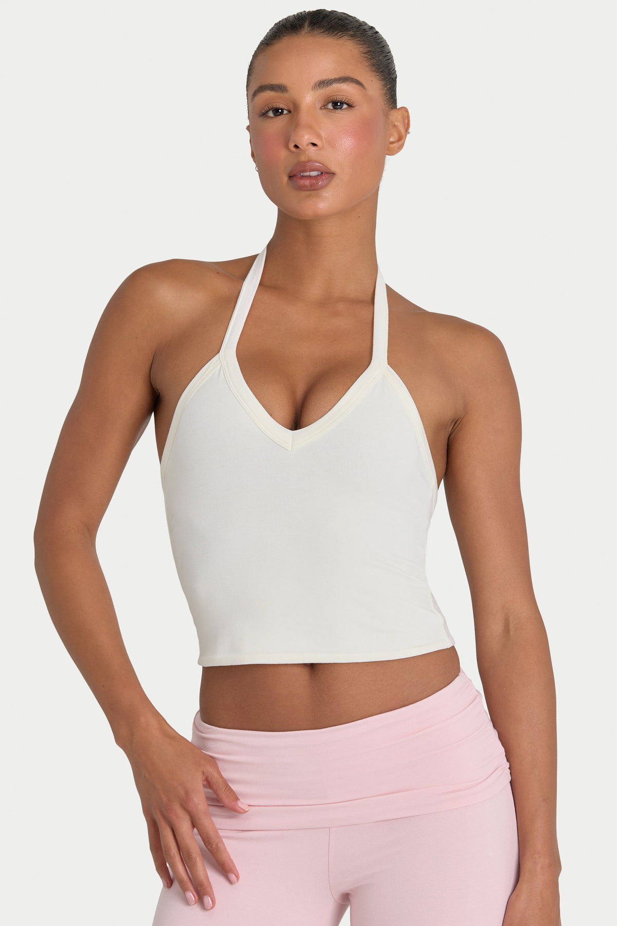 ⁣⁢ButterCloud™ Crop Tank Top in Kokosnuss⁤⁣ - 1