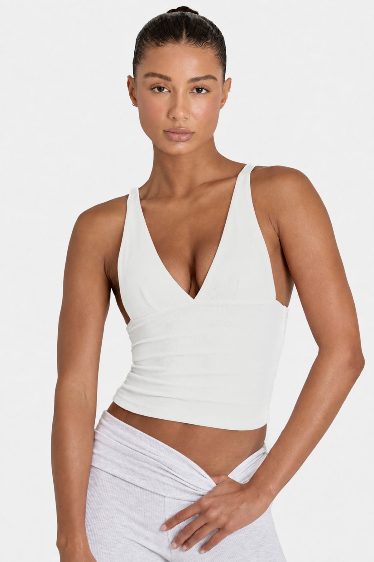 ⁣⁢ButterCloud™ Tanktop in Coconut⁤⁣ - 1