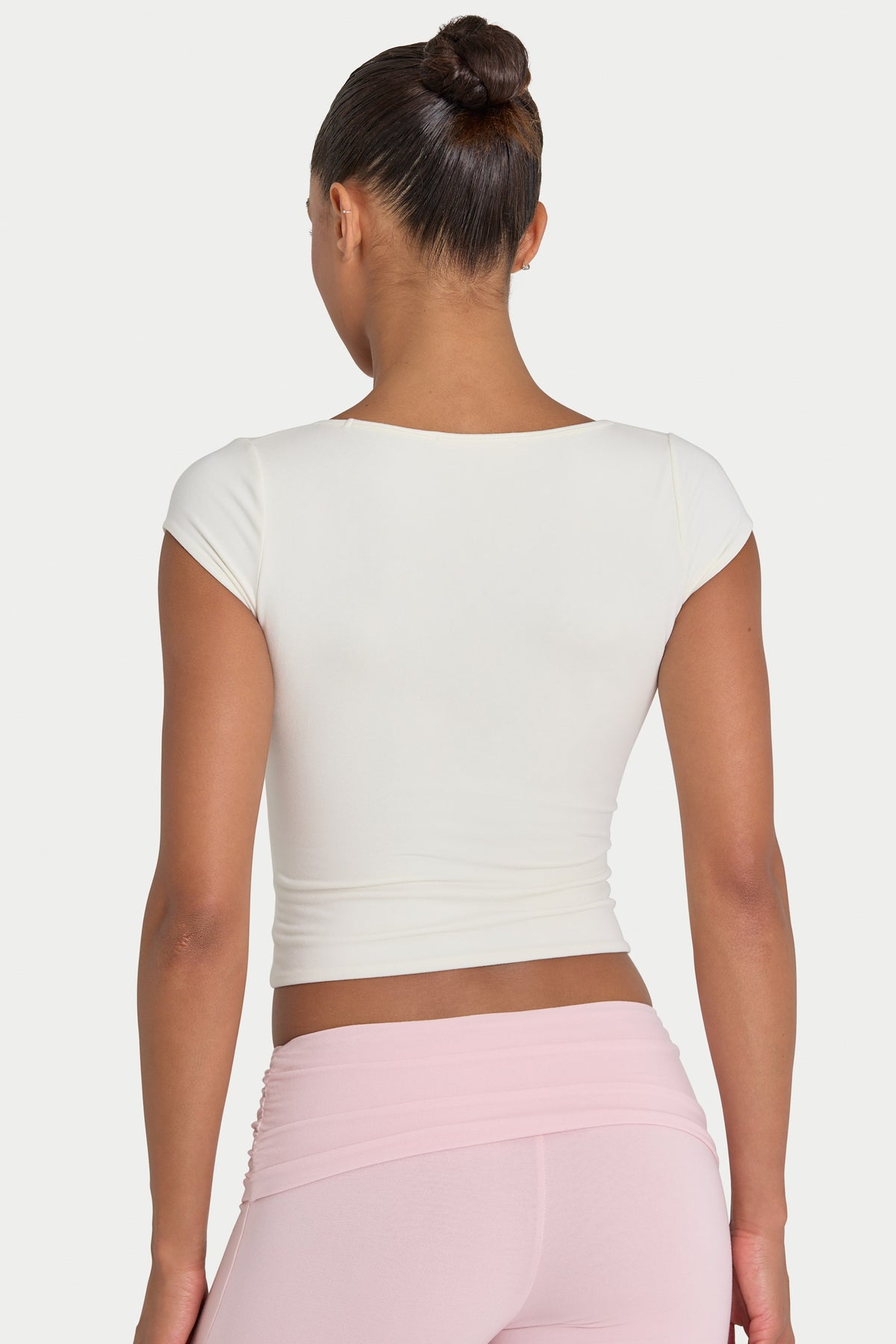 ⁣⁢ButterCloud™ Crop-Top in Kokos⁤⁣ - 2