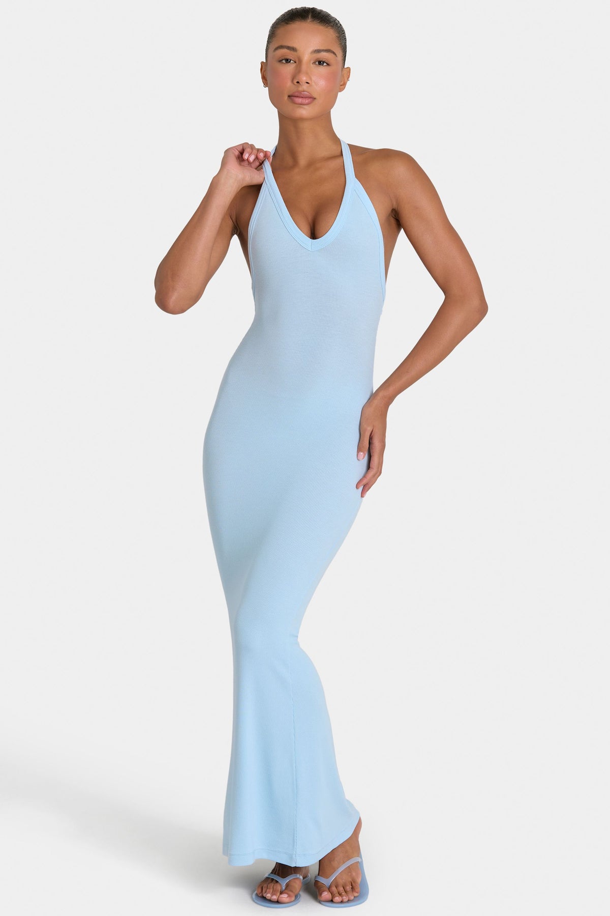 ⁣⁢ButterCloud™ Maxikleid in Sky⁤⁣ - 1
