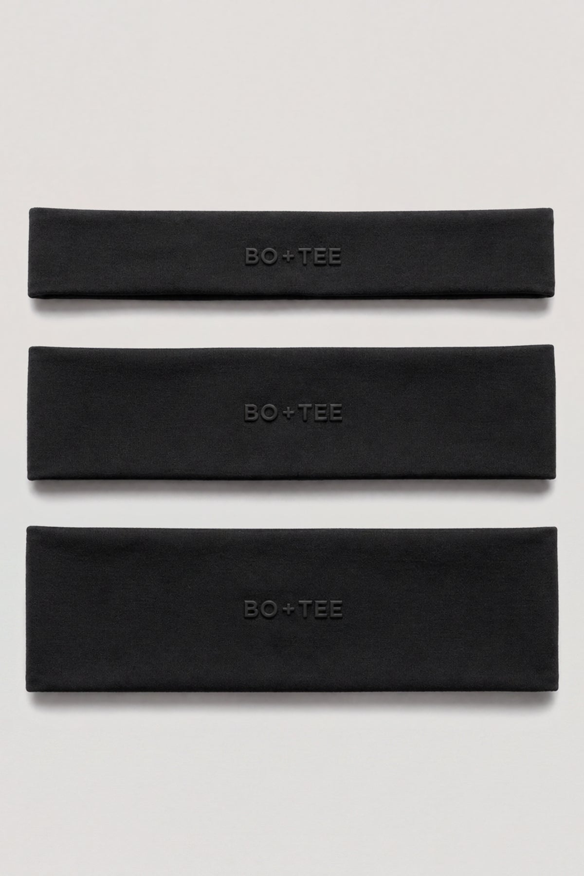 ⁣⁢Soft Active Stirnband 3er-Pack in Schwarz⁤⁣ - 1