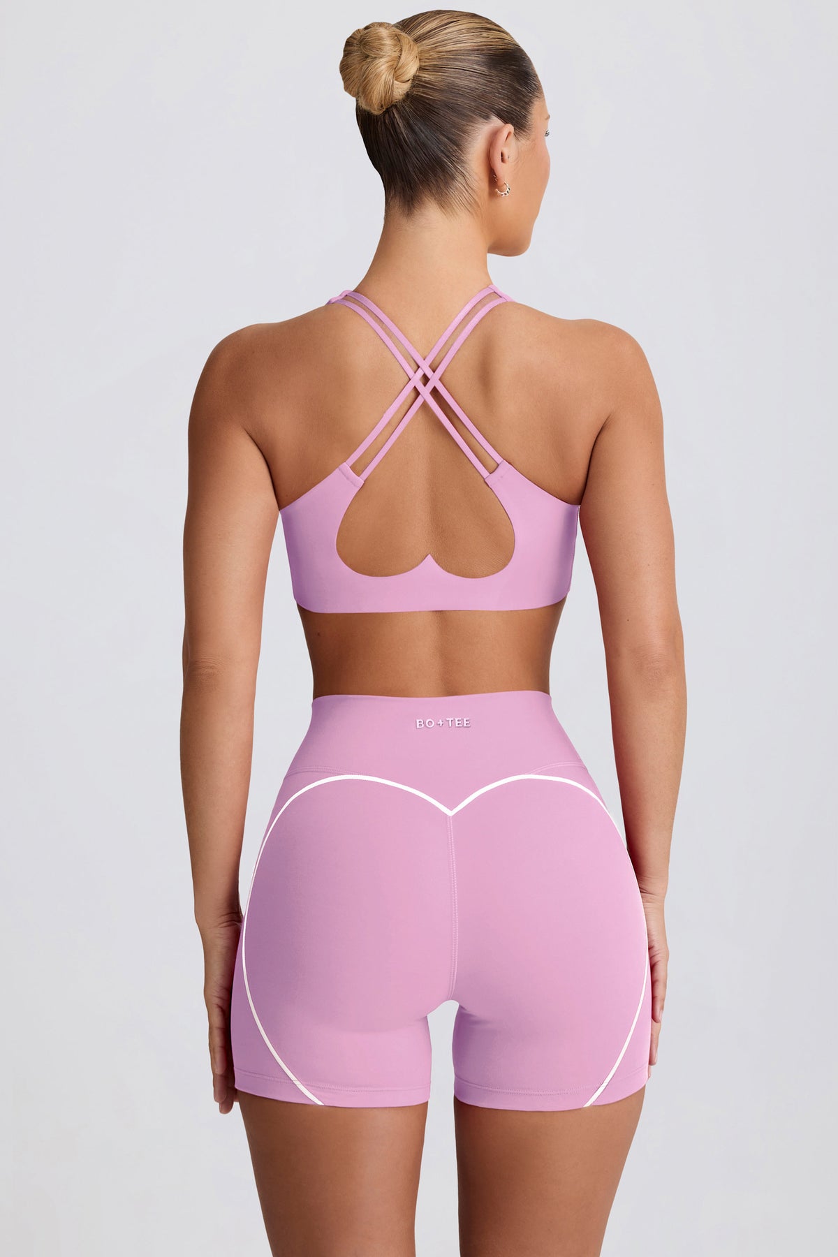 ⁣⁢Soft Active Minishorts in Dusty Pink⁤⁣ - 2
