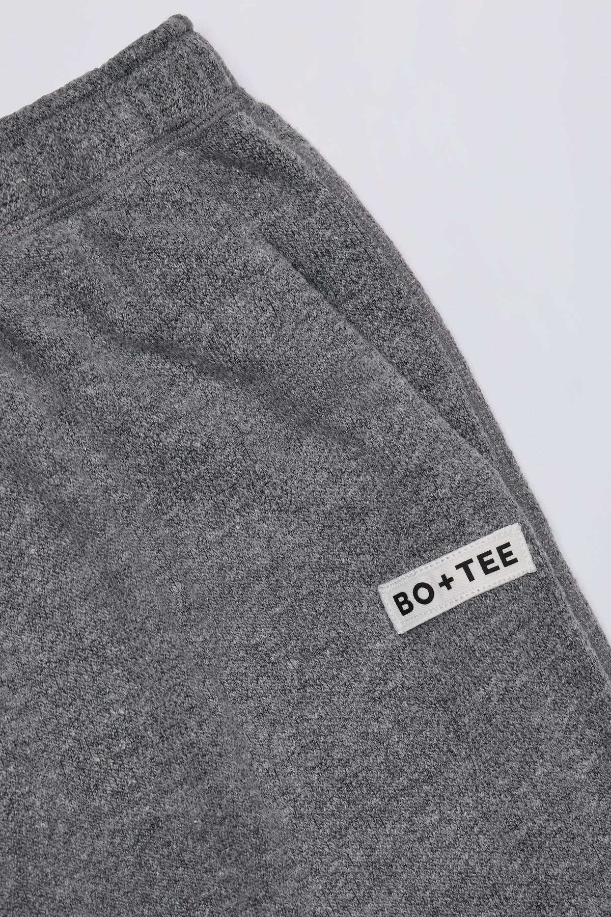 ⁣⁢Low-Waist-Wide-Leg-Jogginghose aus strukturierter Baumwolle mit Knöpfen in Dunkelgrau⁤⁣