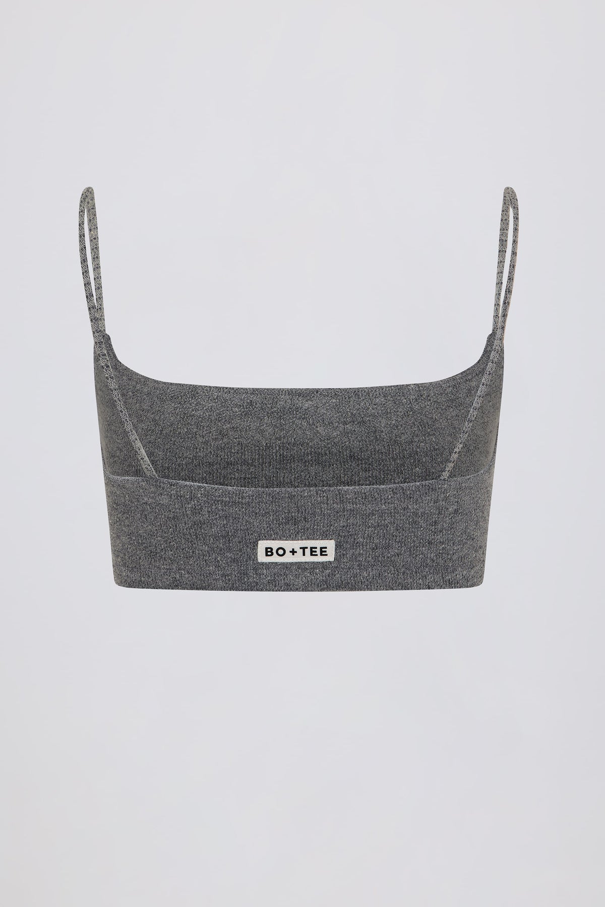 ⁣⁢Bralette mit Karree-Ausschnitt in Dunkelgrau⁤⁣