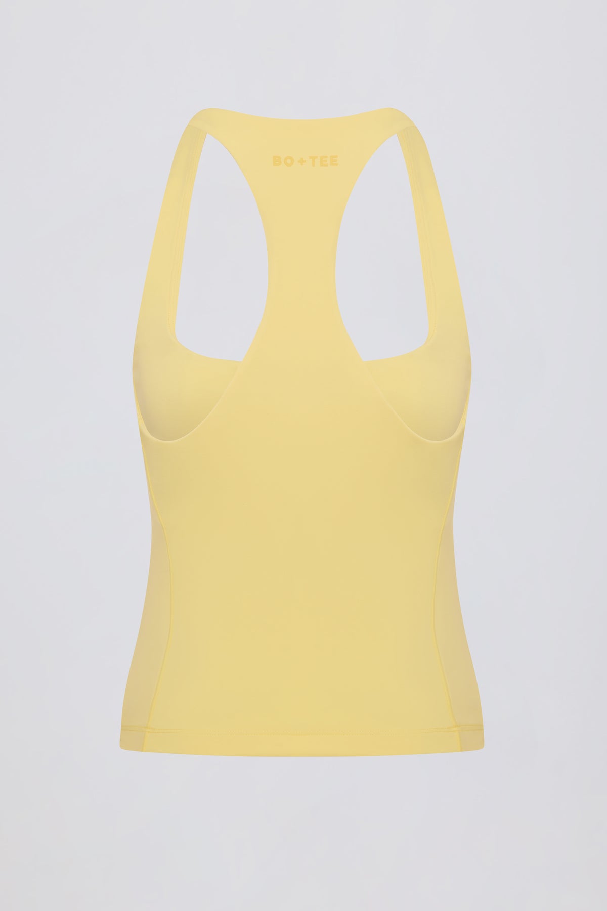 ⁣⁢Soft Active Racerback-Tanktop in Zitronengelb⁤⁣