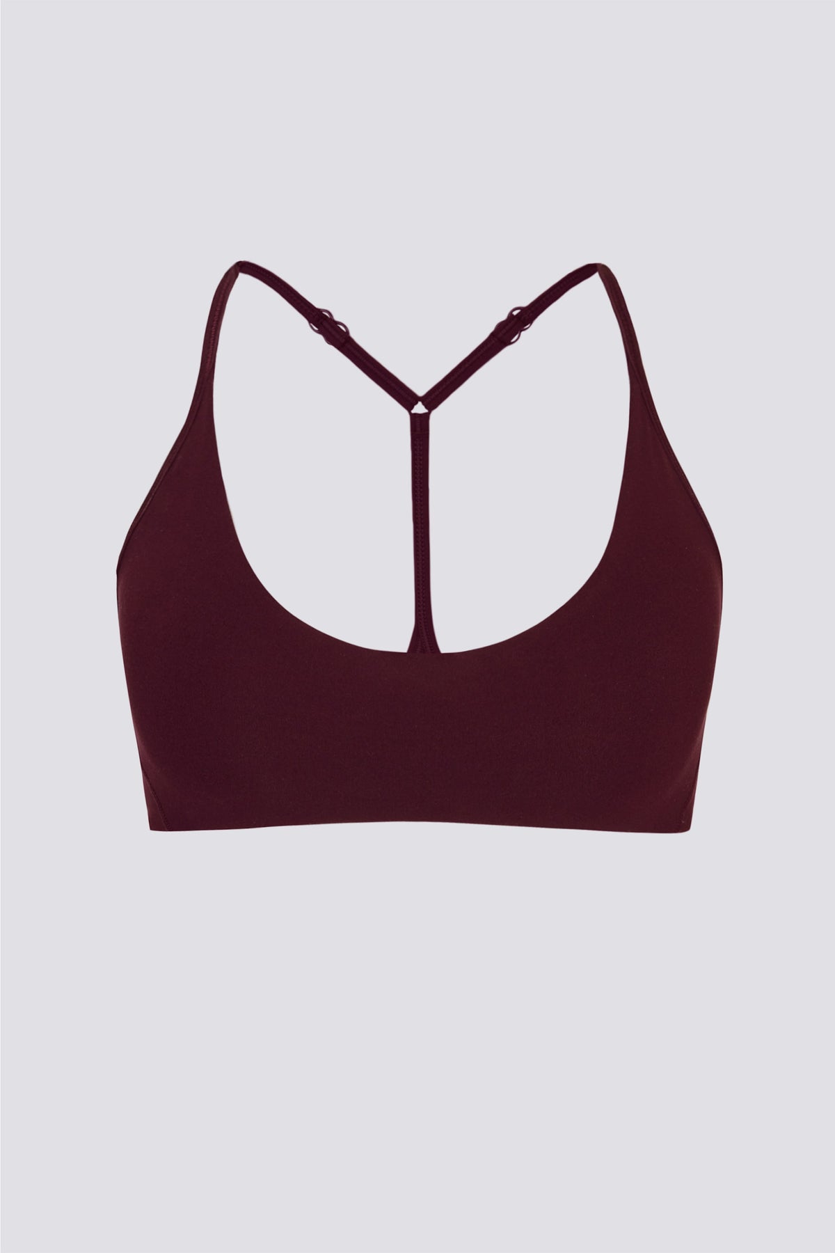 ⁣⁢Soft Active Racerback Sport-BH in Burgundy⁤⁣ - 2