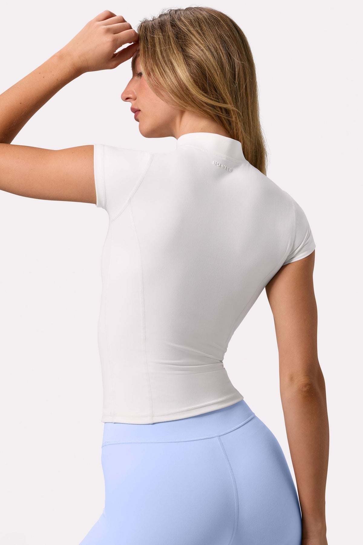 ⁣⁢Soft Active Quarter-Zip Oberteil in Coconut⁤⁣ - 2