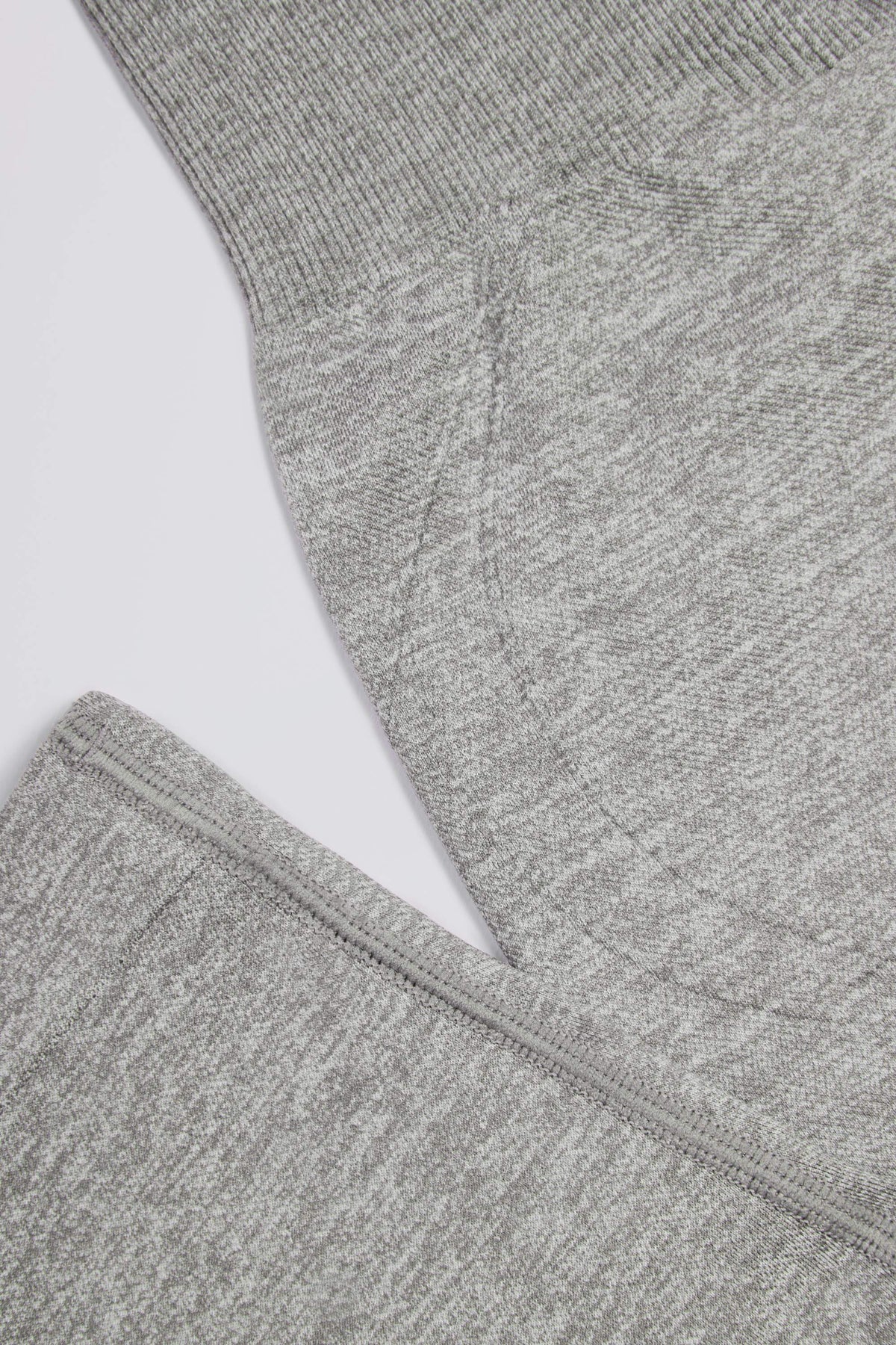 ⁣⁢Super Sculpt Seamless-High-Waist-Leggings in Grau meliert⁤⁣